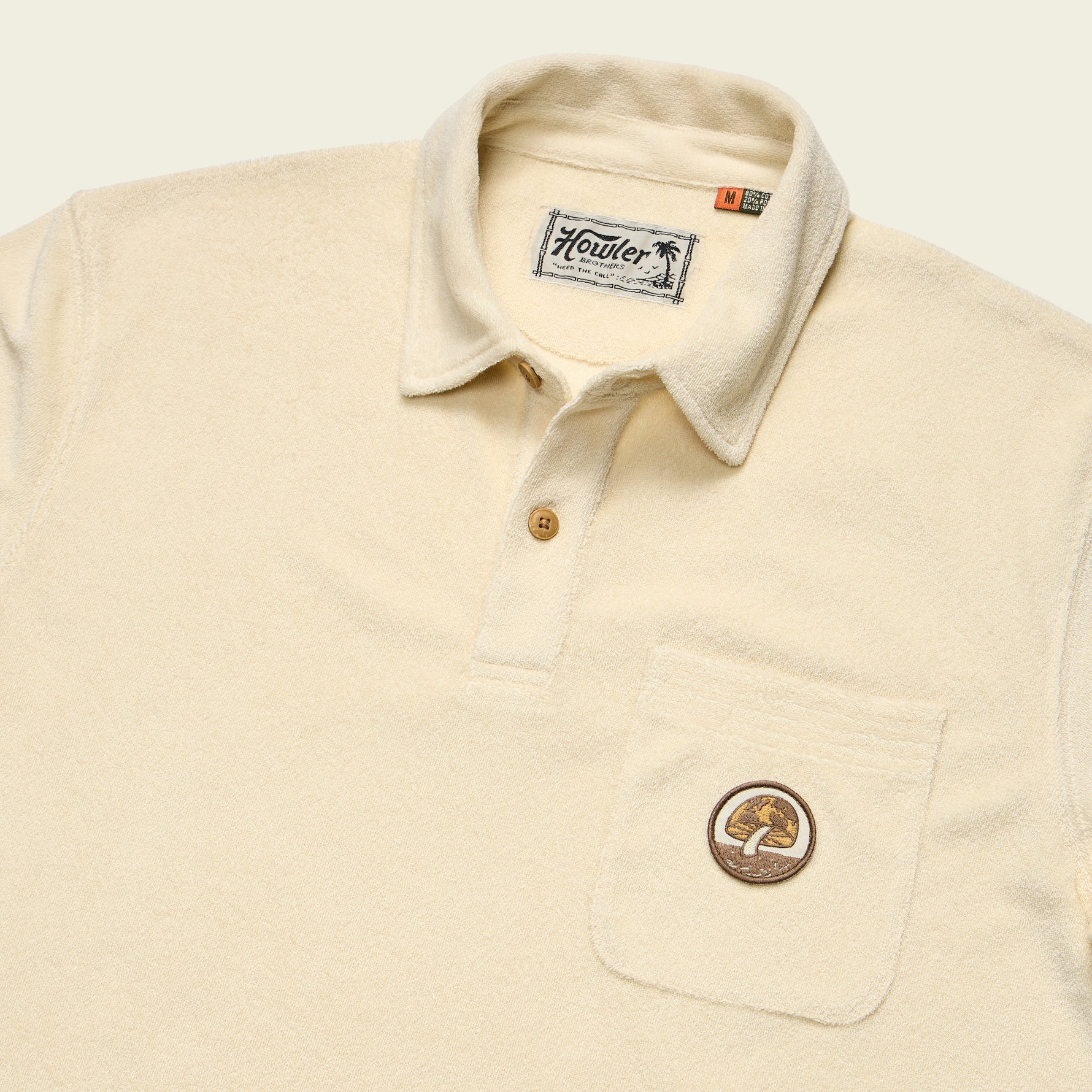 Plusherman Terry Polo - Cream - Image 3