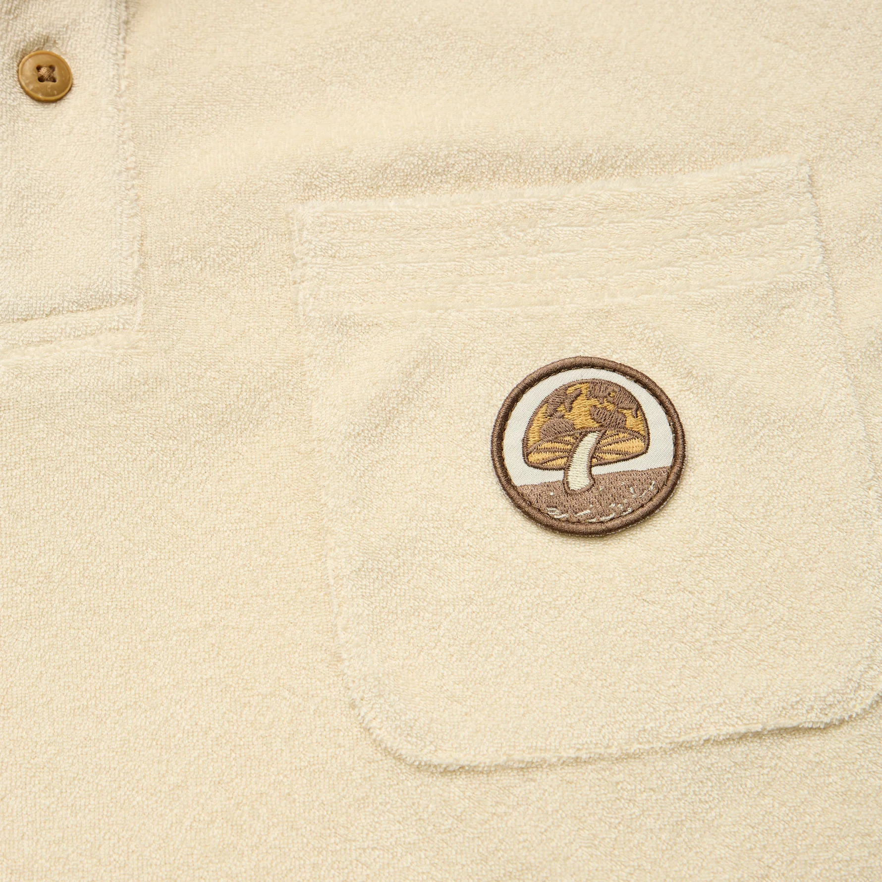 Plusherman Terry Polo - Cream - Image 6