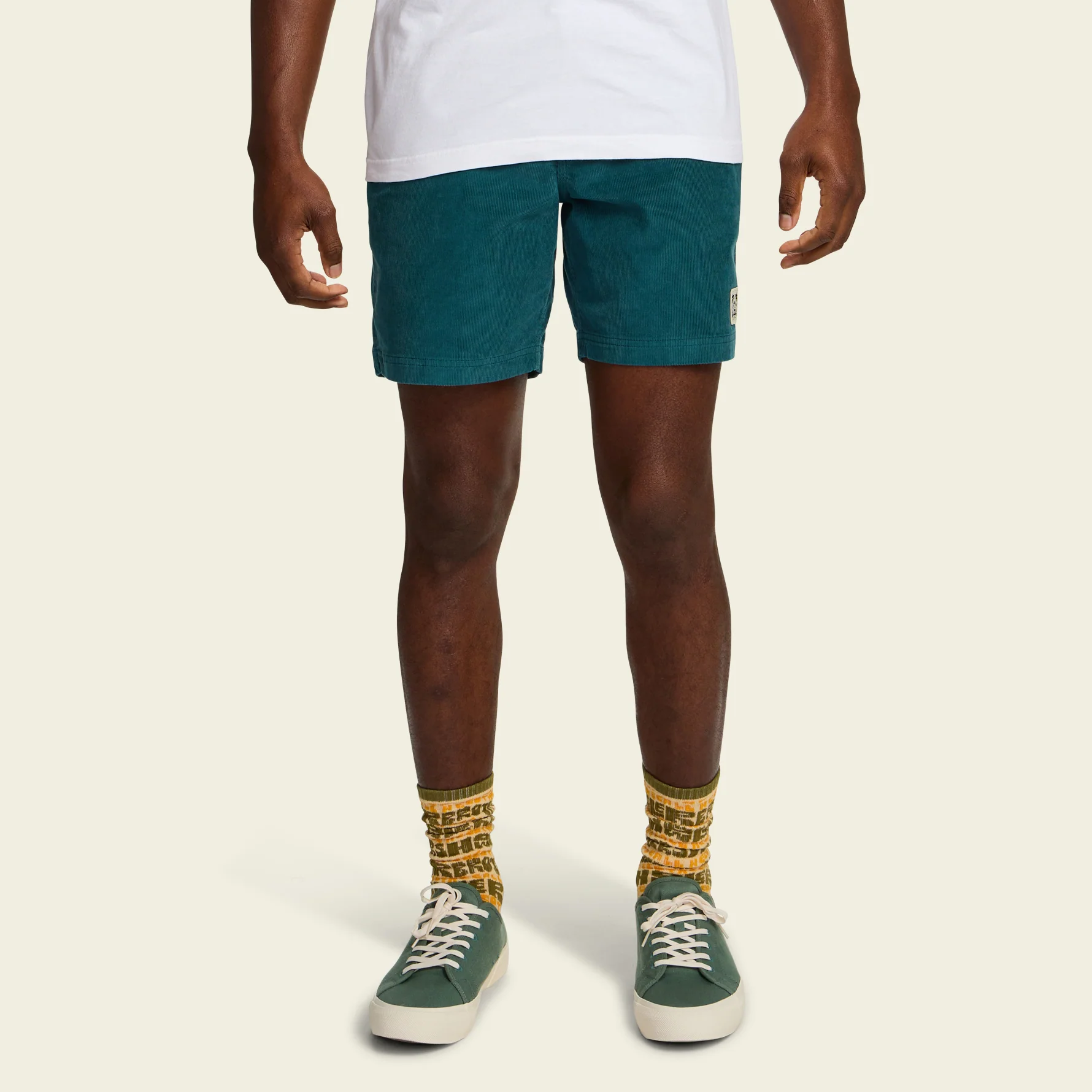 Pressure Drop Cord Shorts - Dark Teal - Image 3