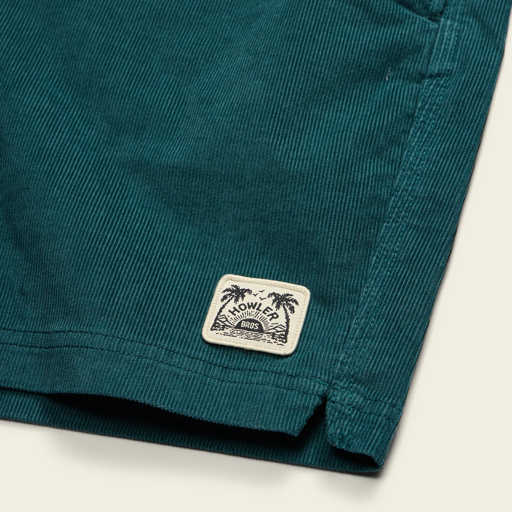 Pressure Drop Cord Shorts - Dark Teal - Image 5