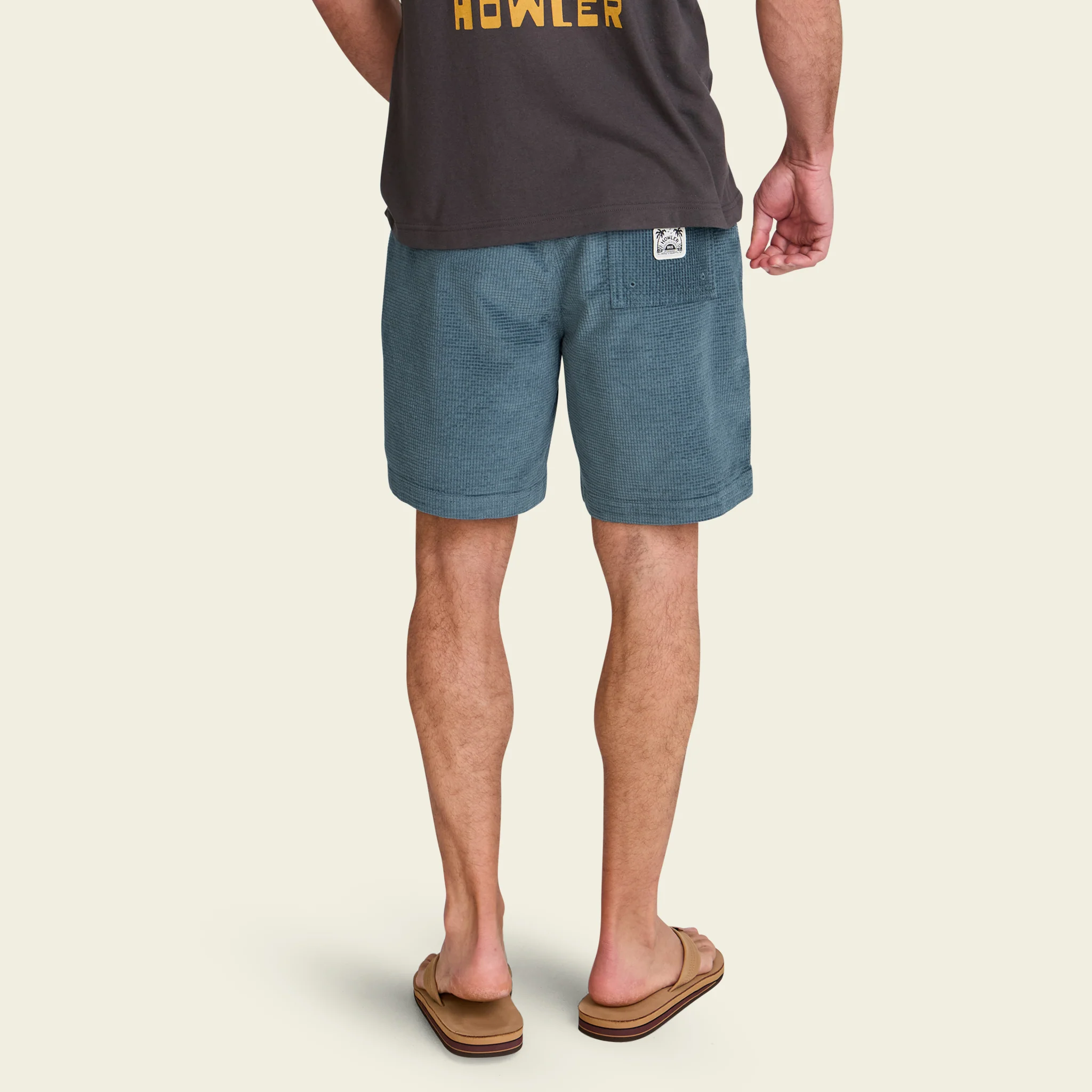 Pressure Drop Cord Shorts - Grid : Blue Mirage - Image 4