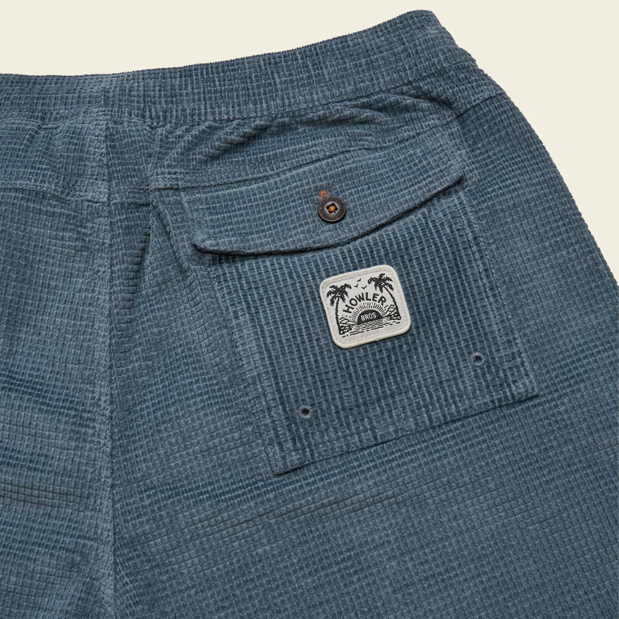 Pressure Drop Cord Shorts - Grid : Blue Mirage - Image 7