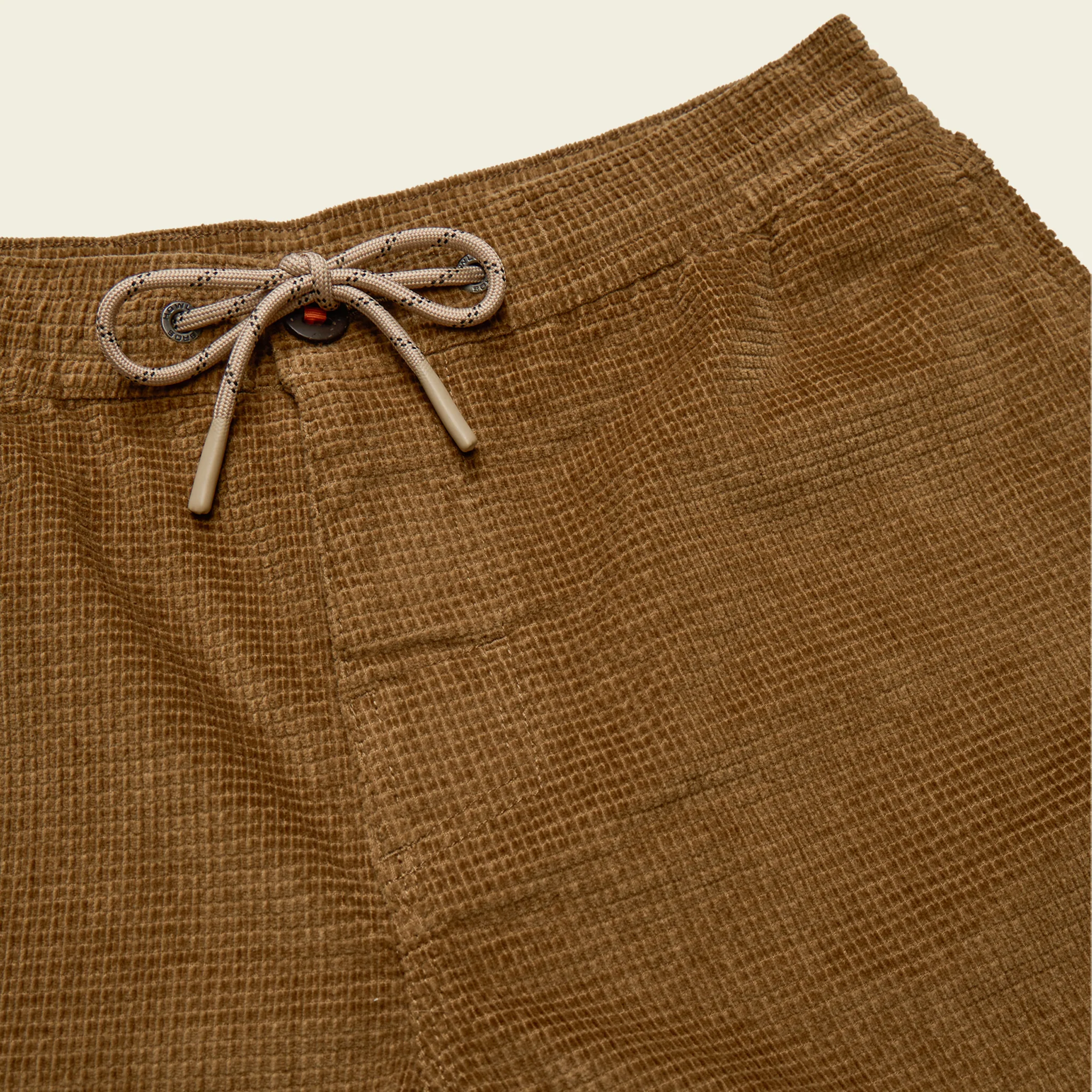 Pressure Drop Cord Shorts - Grid : British Khaki - Image 5