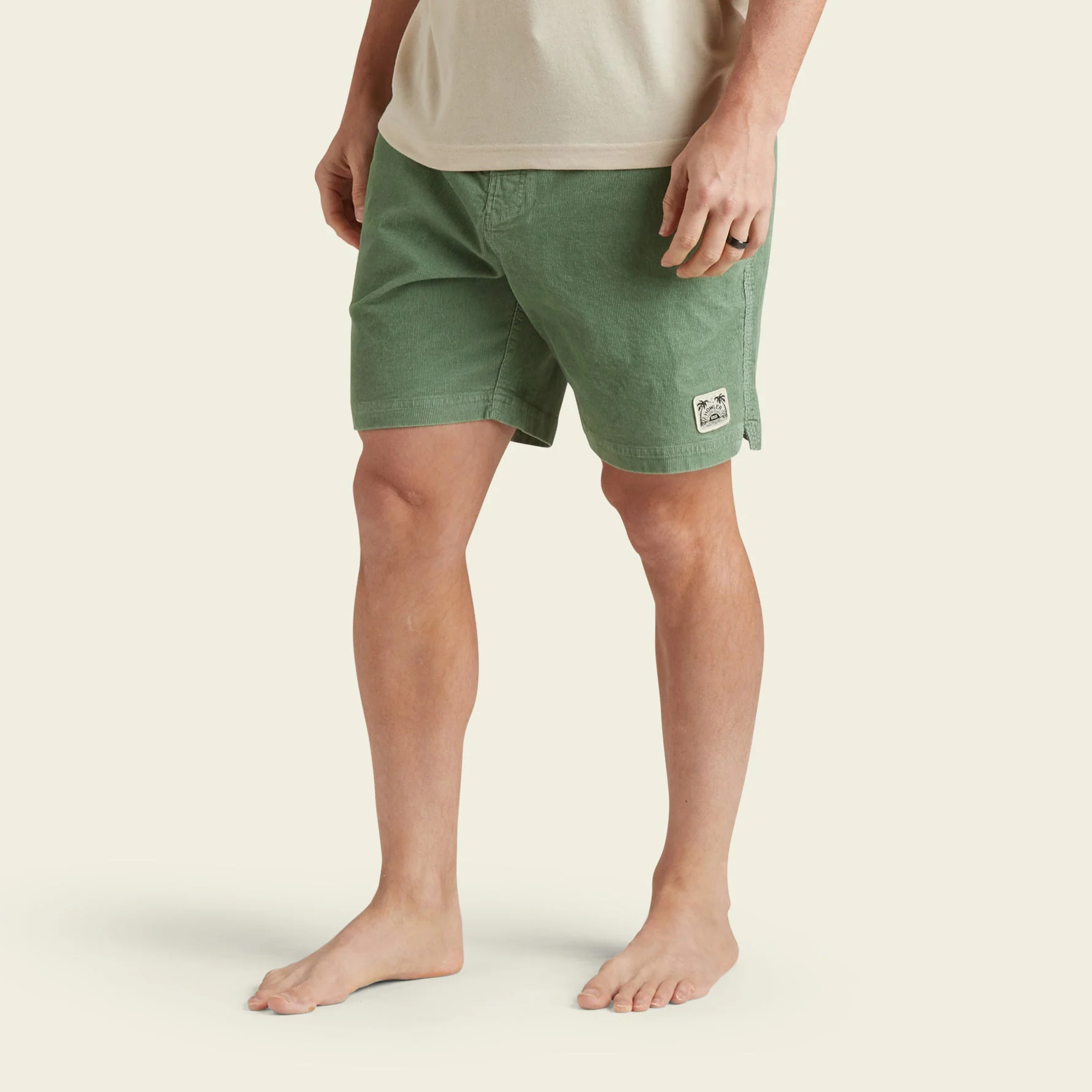 Pressure Drop Cord Shorts - Lichen green - Image 3