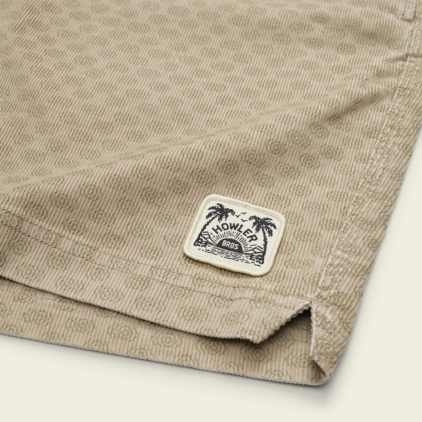 Pressure Drop Cord Shorts - Ripples : Driftwood - Image 3