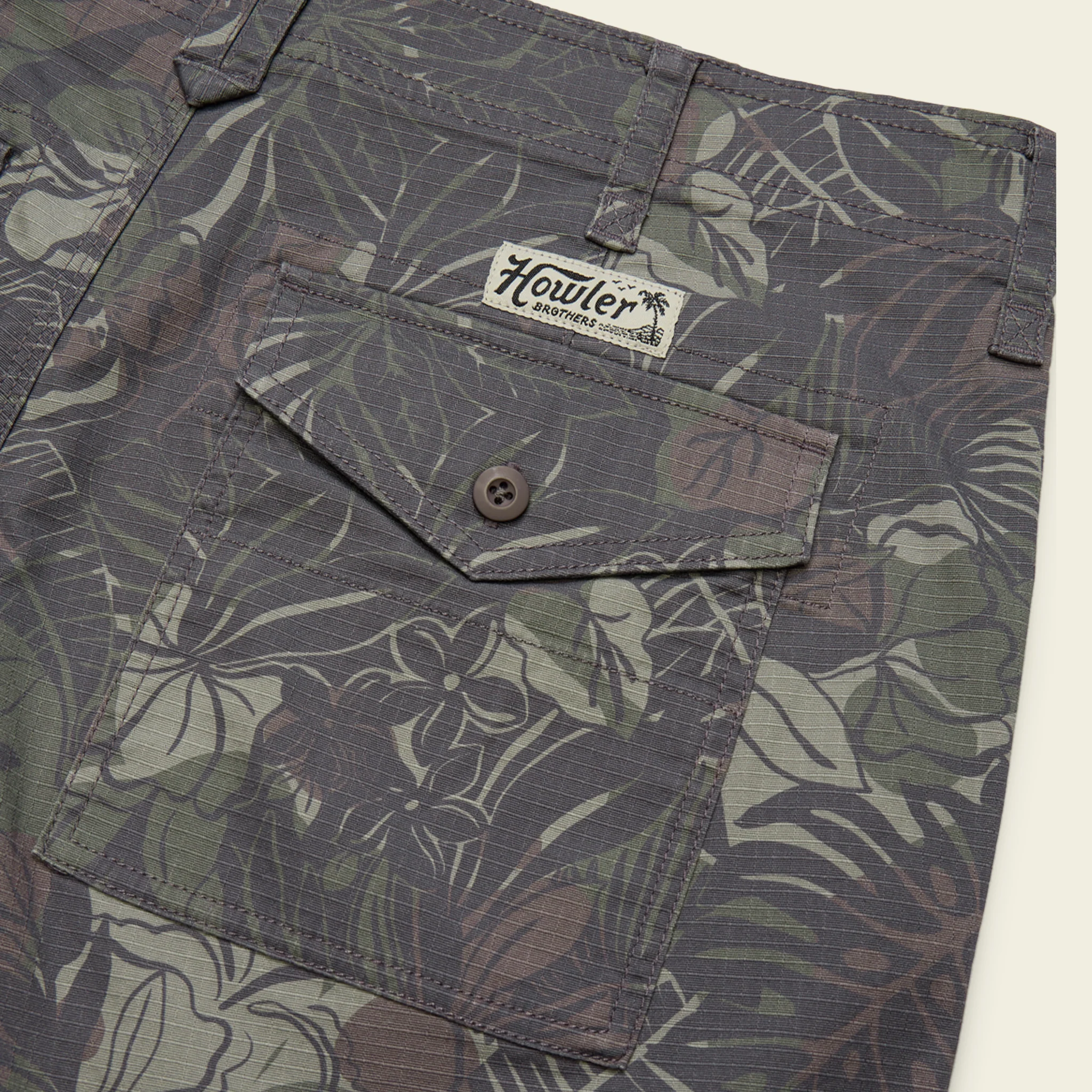 Quonset Camp Shorts - Tropic Noir : Antique Black - Image 6