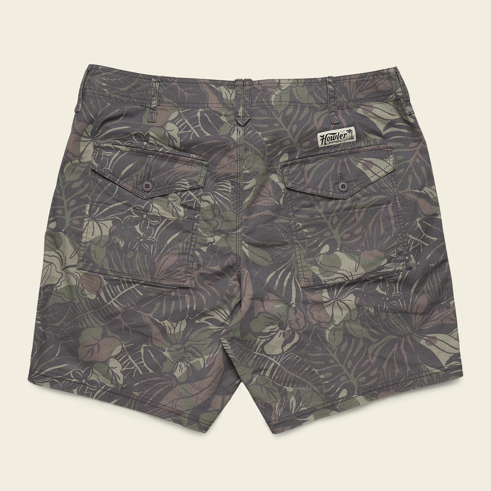 Quonset Camp Shorts - Tropic Noir : Antique Black - Image 7