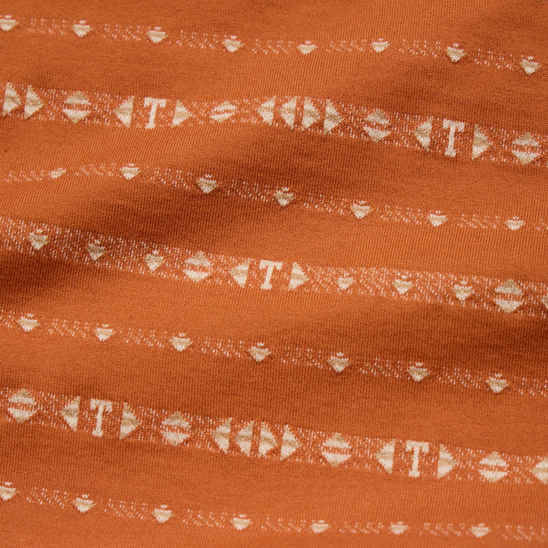Texas Longhorns Ranchero Jacquard Polo - Tejas Jacquard : Burnt Orange - Image 5