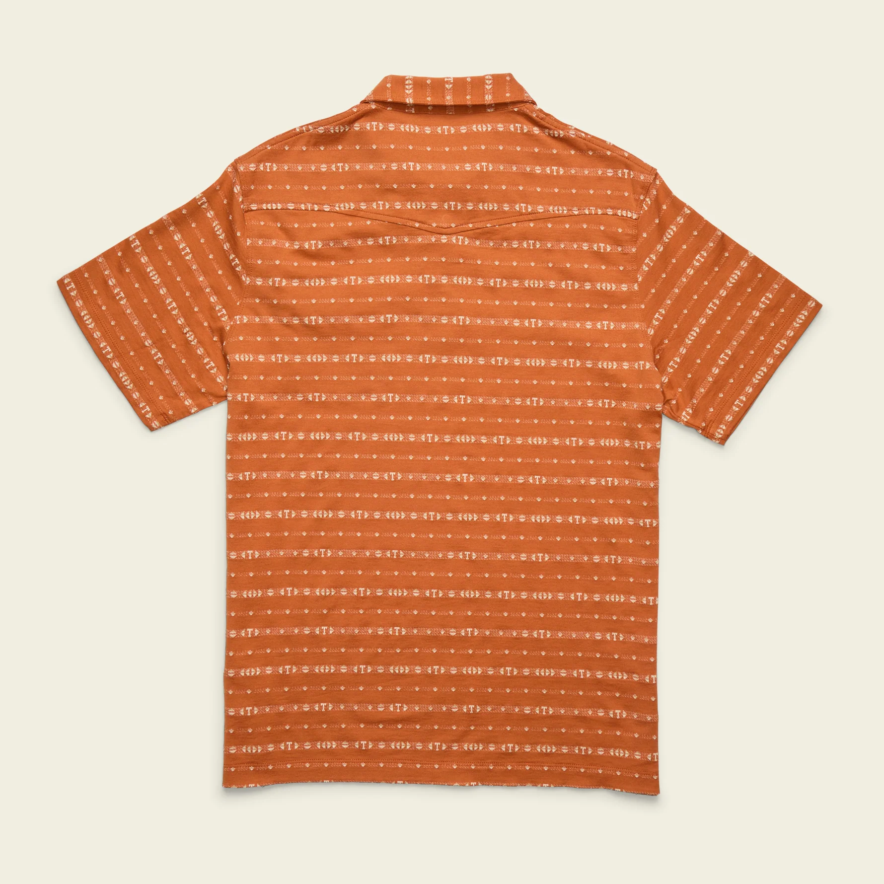 Texas Longhorns Ranchero Jacquard Polo - Tejas Jacquard : Burnt Orange - Image 7