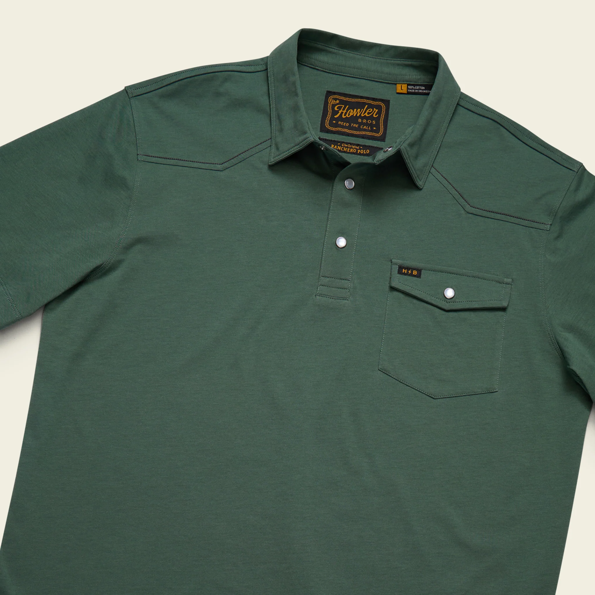 Ranchero Polo - Fern Green - Image 3