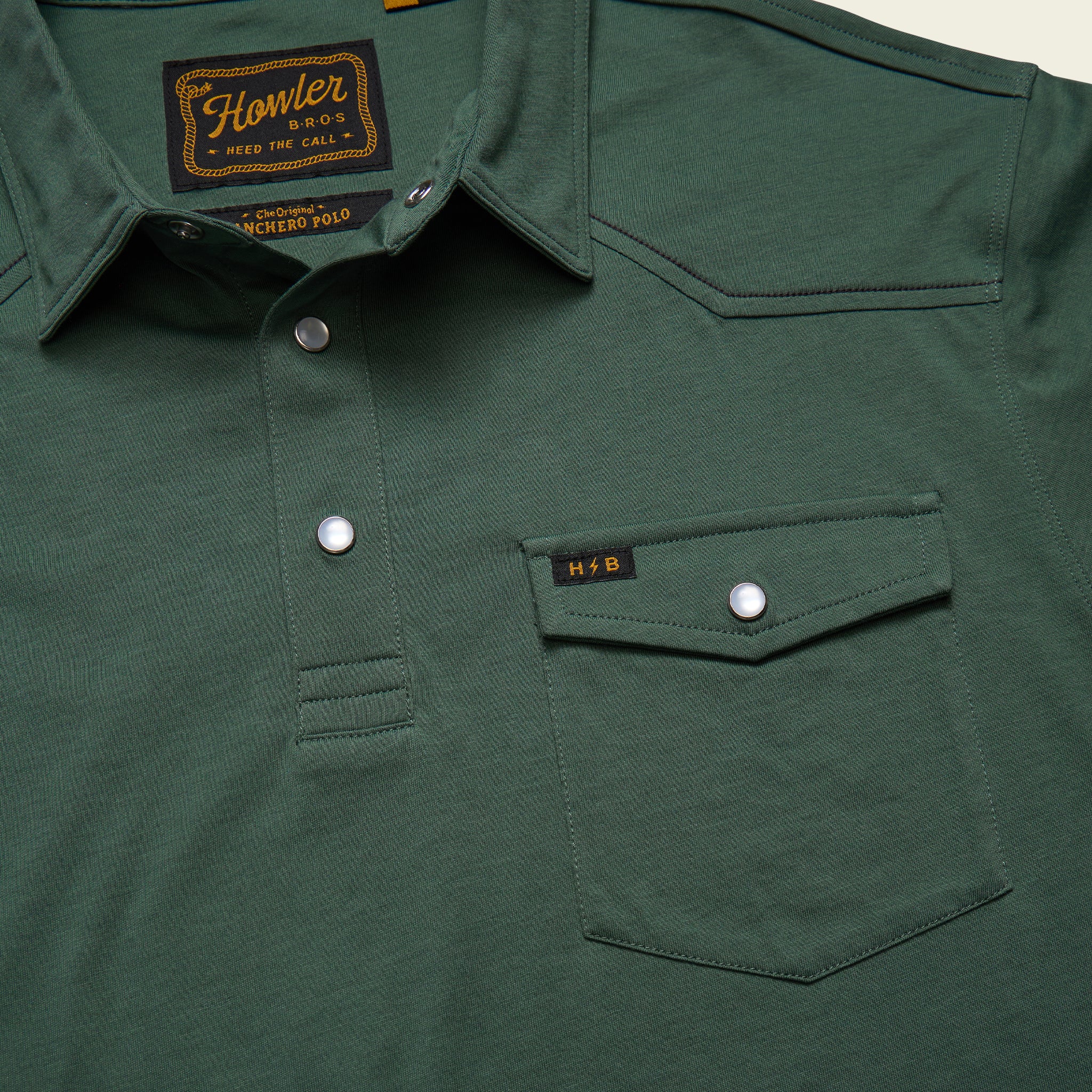 Ranchero Polo - Fern Green - Image 5