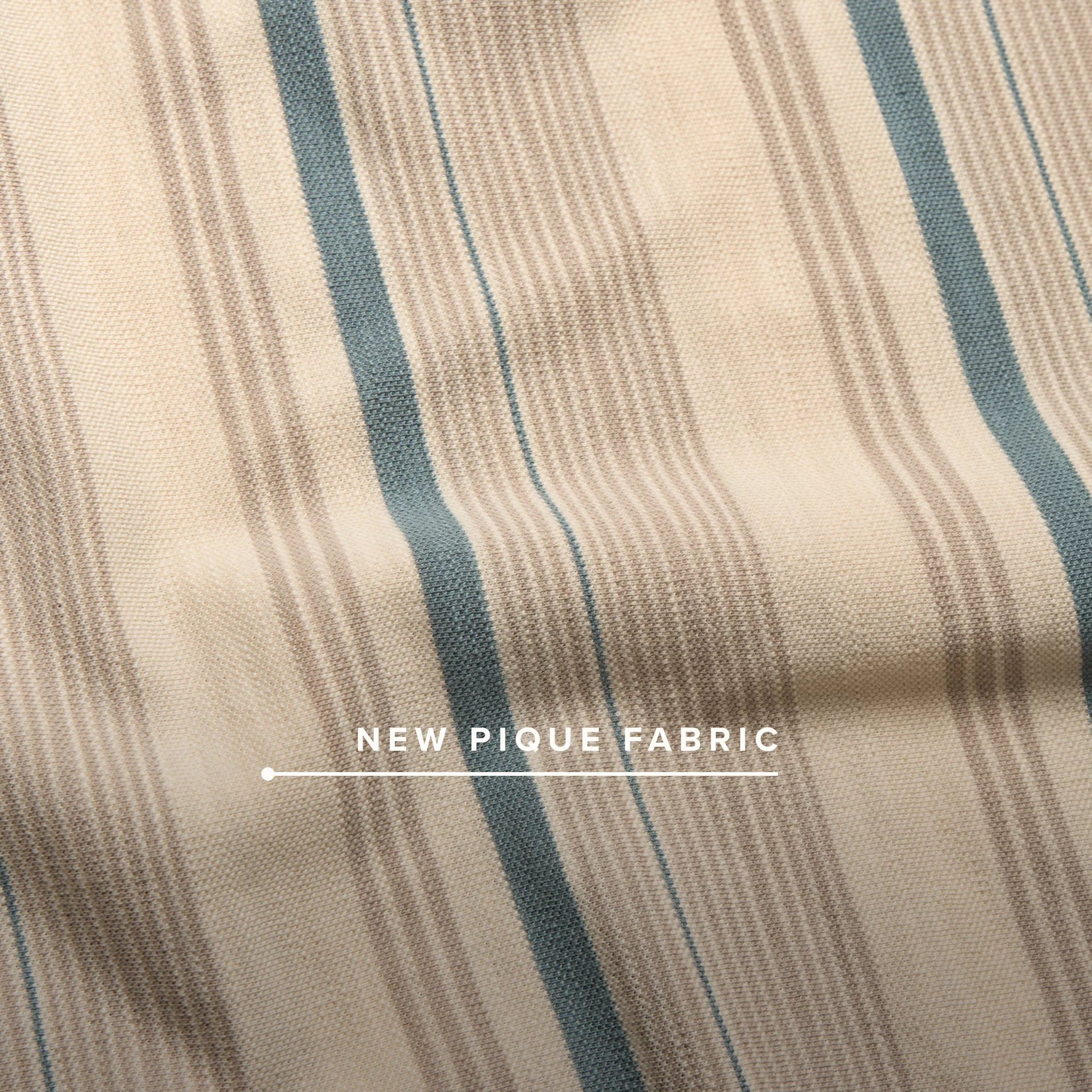 Ranchero Polo - Old Bill Stripe : Limestone - Image 3