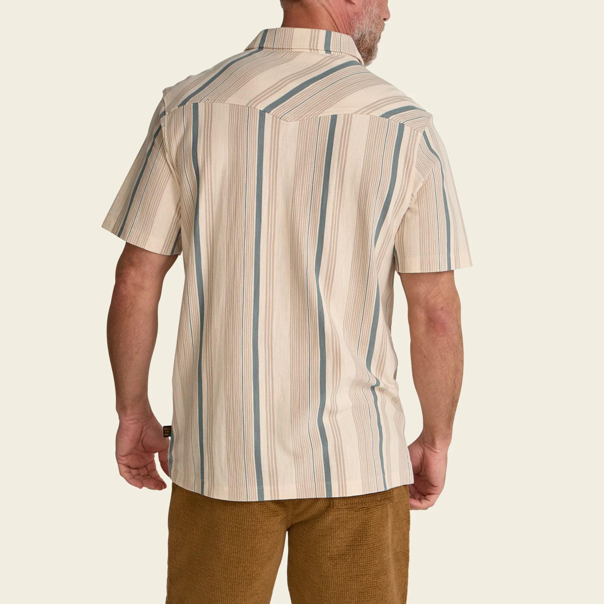 Ranchero Polo - Old Bill Stripe : Limestone - Image 7