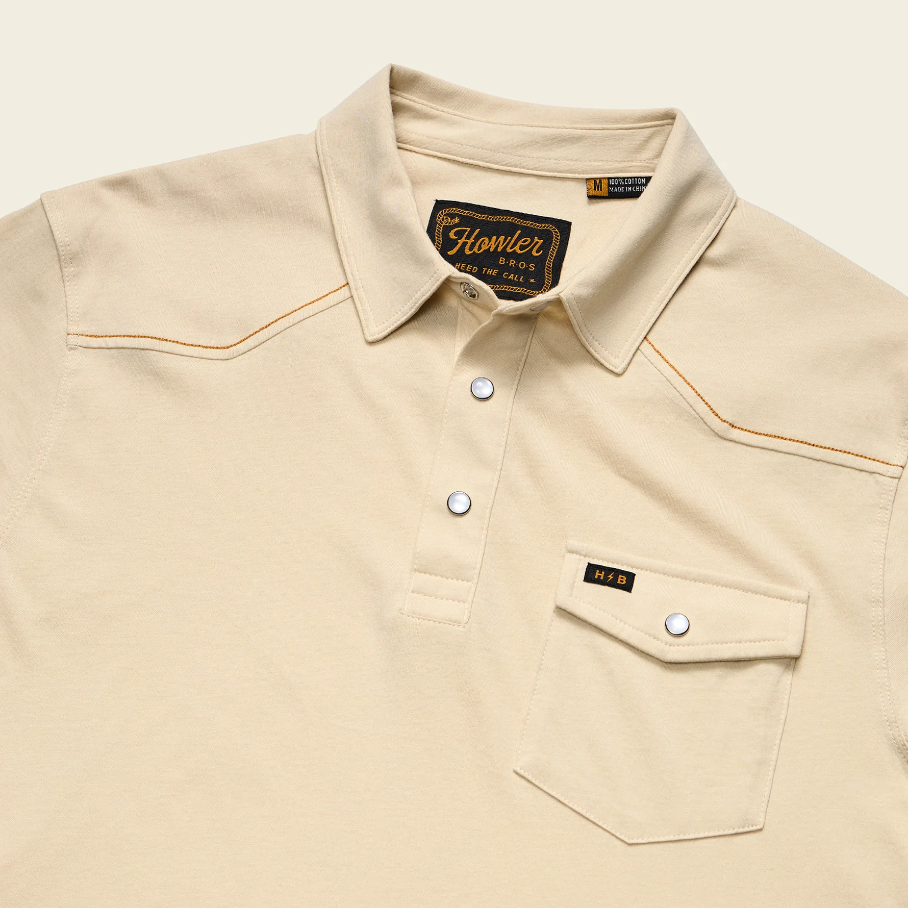 Ranchero Polo - Sand - Image 3