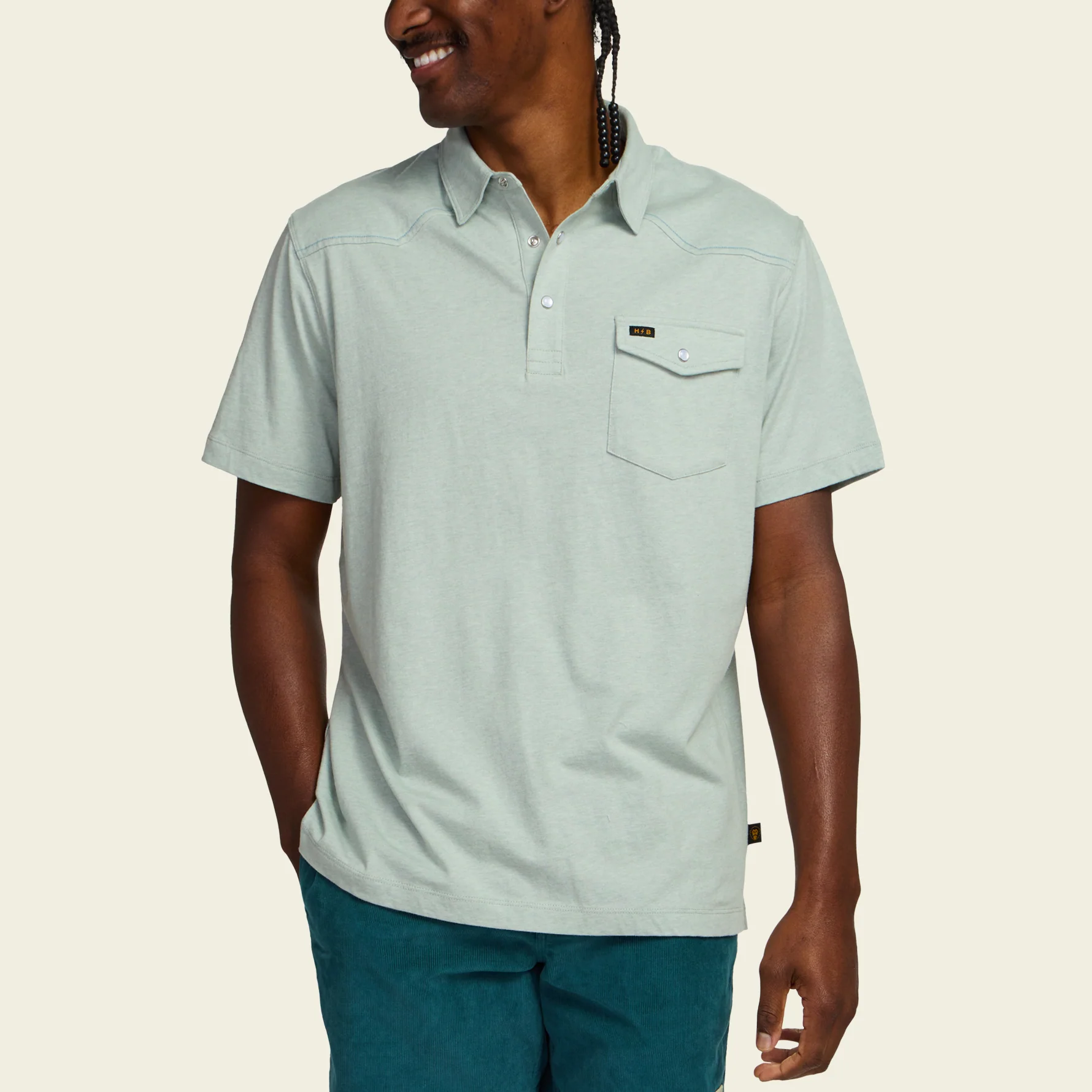 Ranchero Polo - Seafoam - Image 4