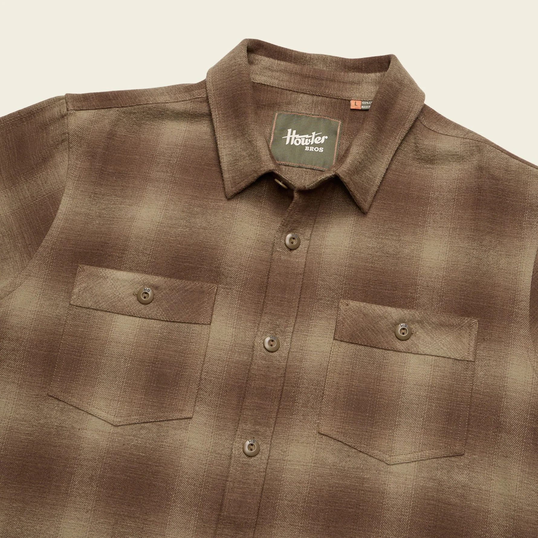 Rodanthe Blanket Flannel - Emmett Plaid : Aloe - Image 3