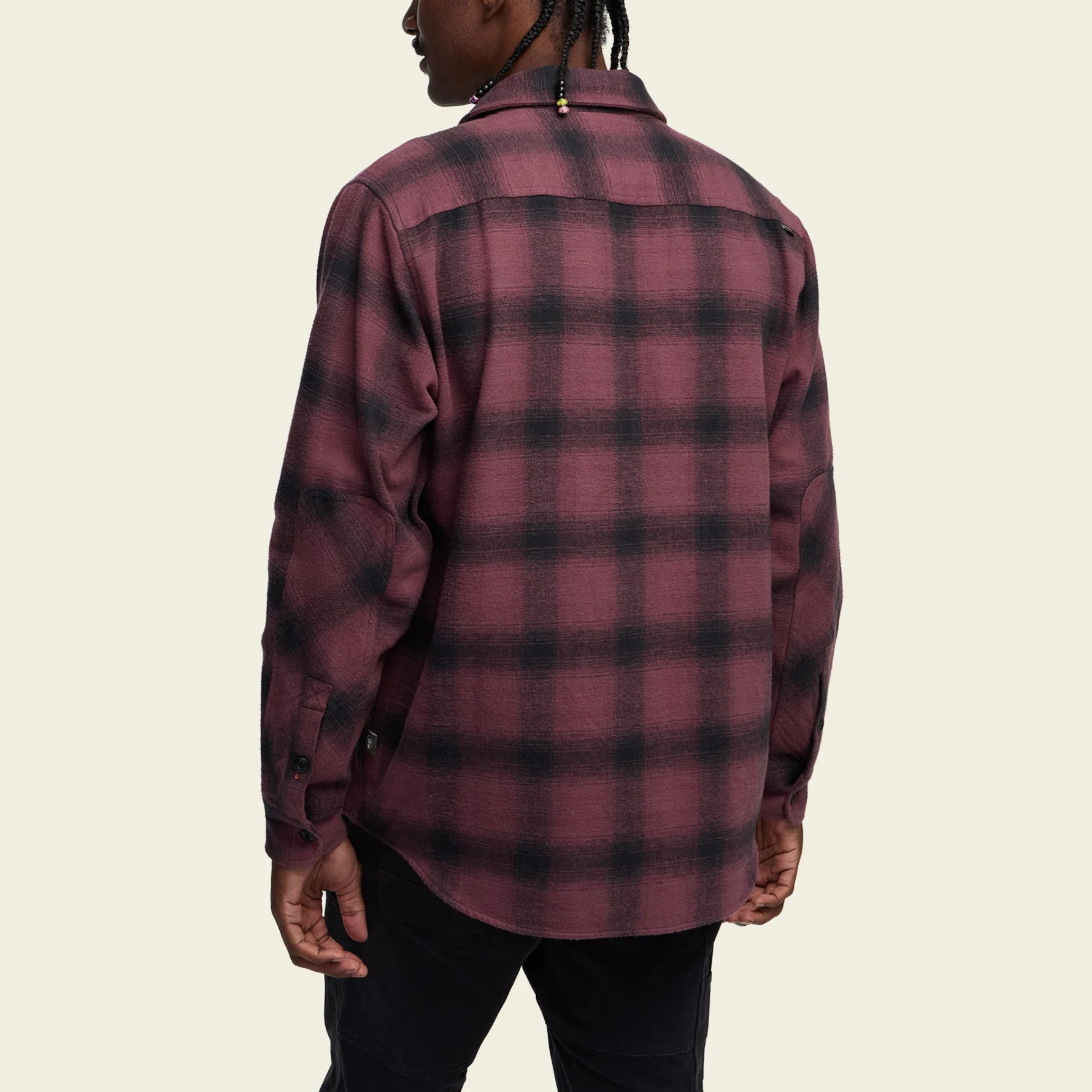 Rodanthe Blanket Flannel - Emmett Plaid : Plum Wine - Image 5