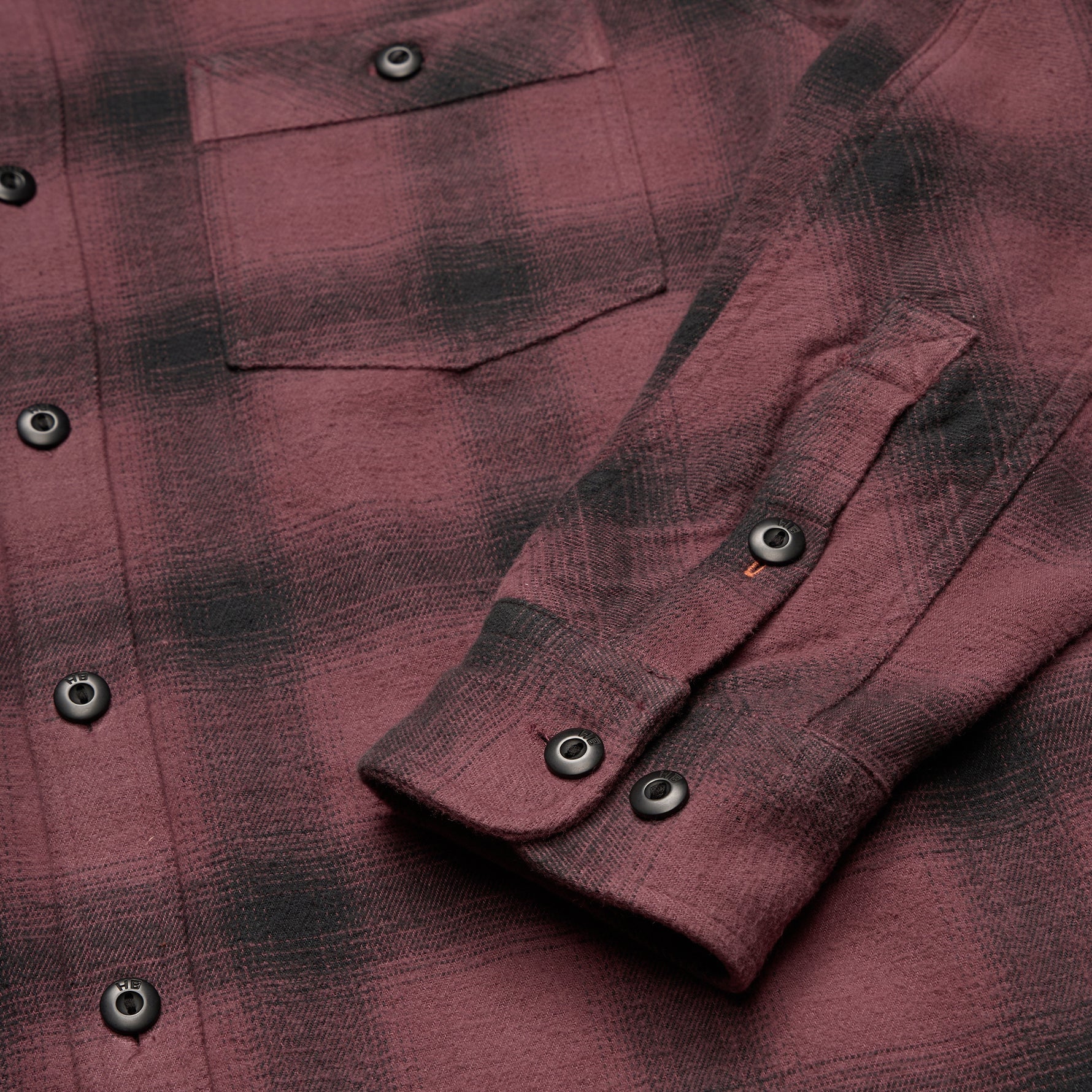 Rodanthe Blanket Flannel - Emmett Plaid : Plum Wine - Image 6