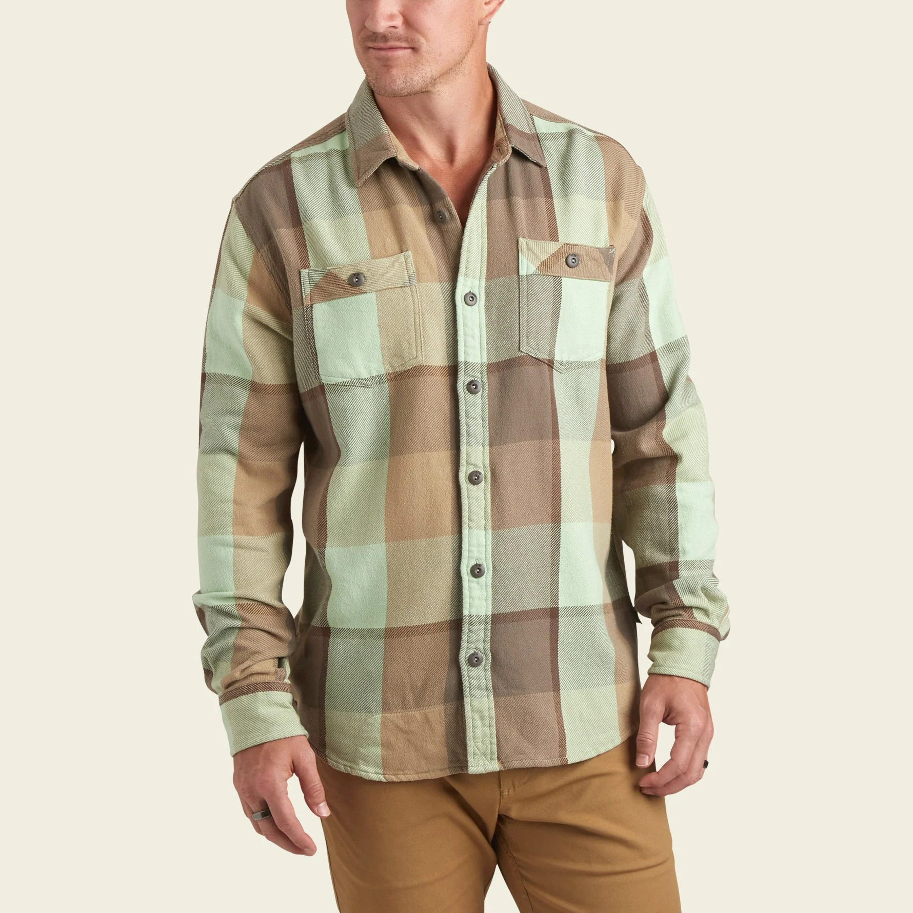 Rodanthe Blanket Flannel - Riddell Plaid : Treehouse - Image 5