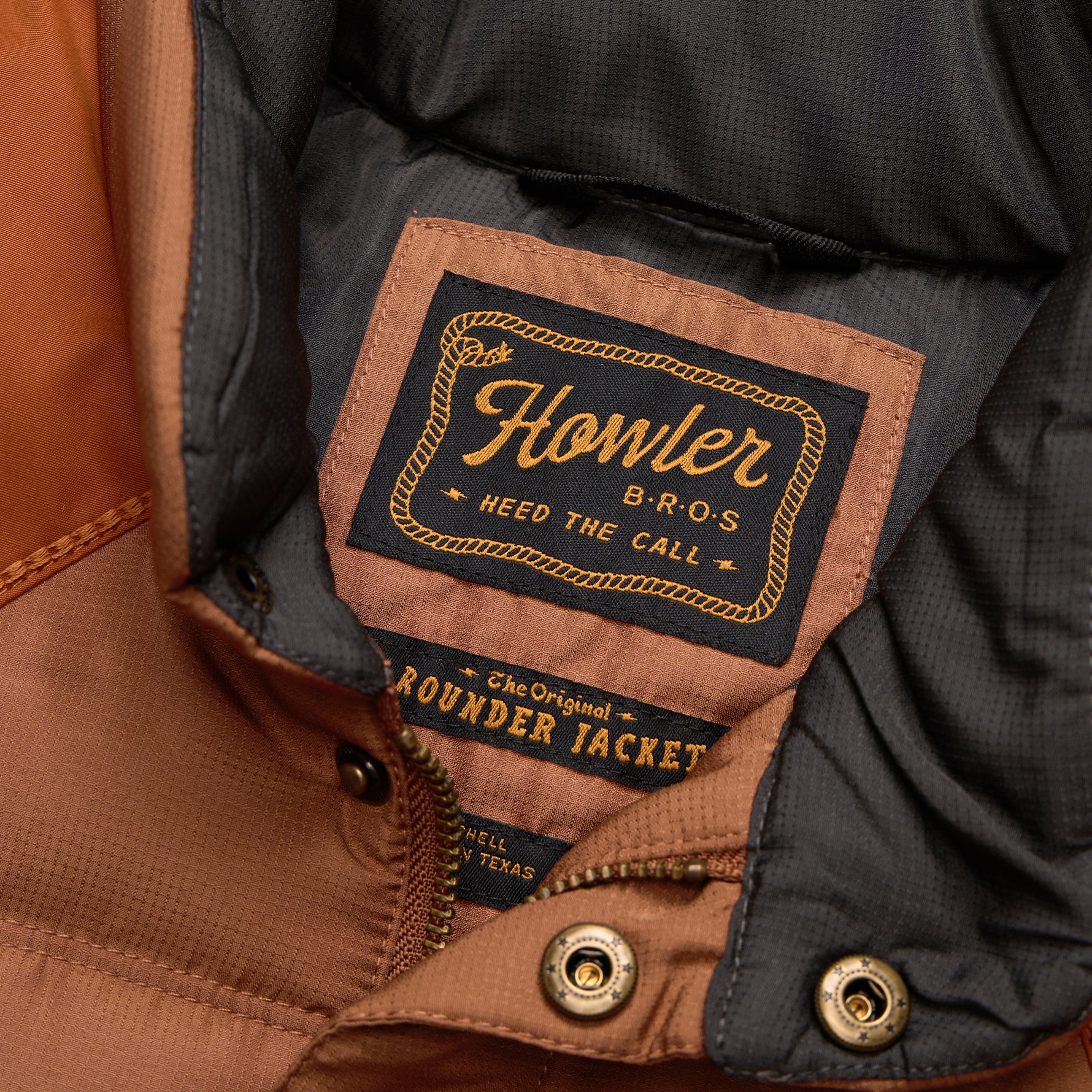 Rounder Quilted Jacket - Duck Brown / Rust - Image 6