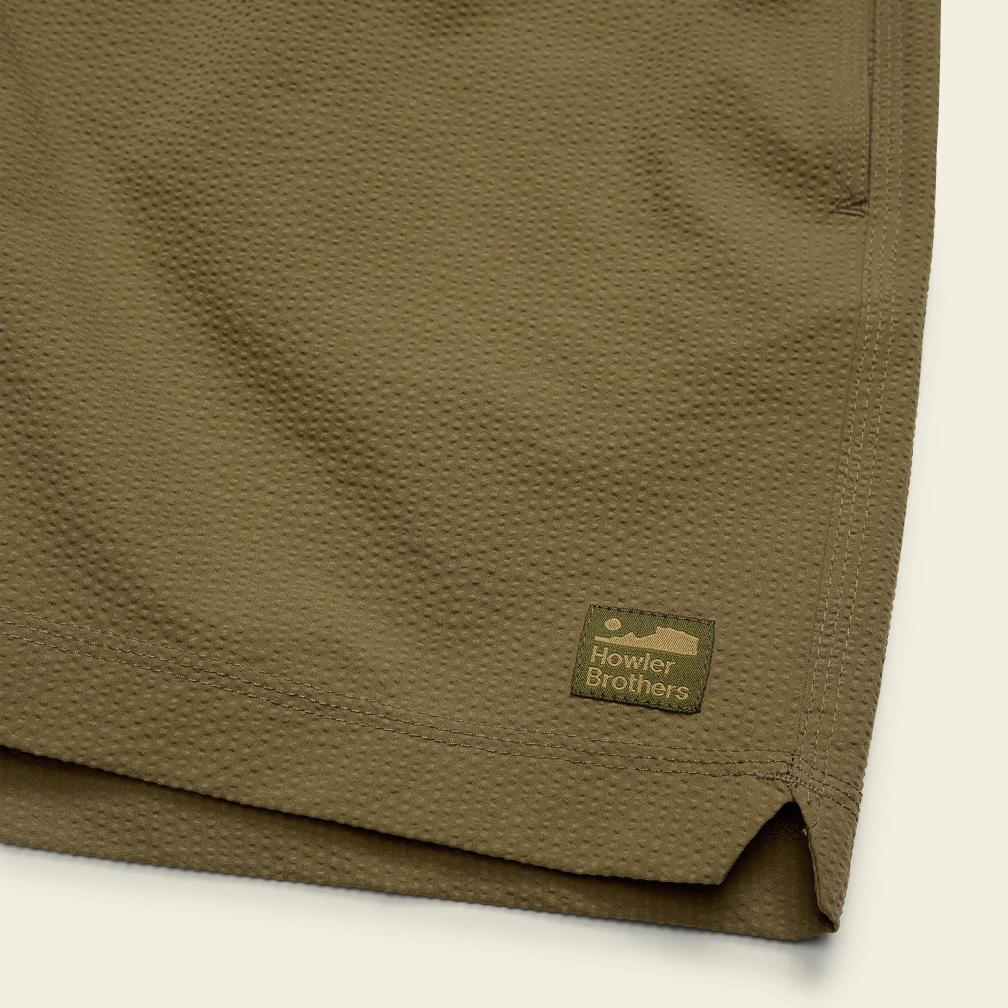 Salado Seersucker Shorts - Capers - Image 5