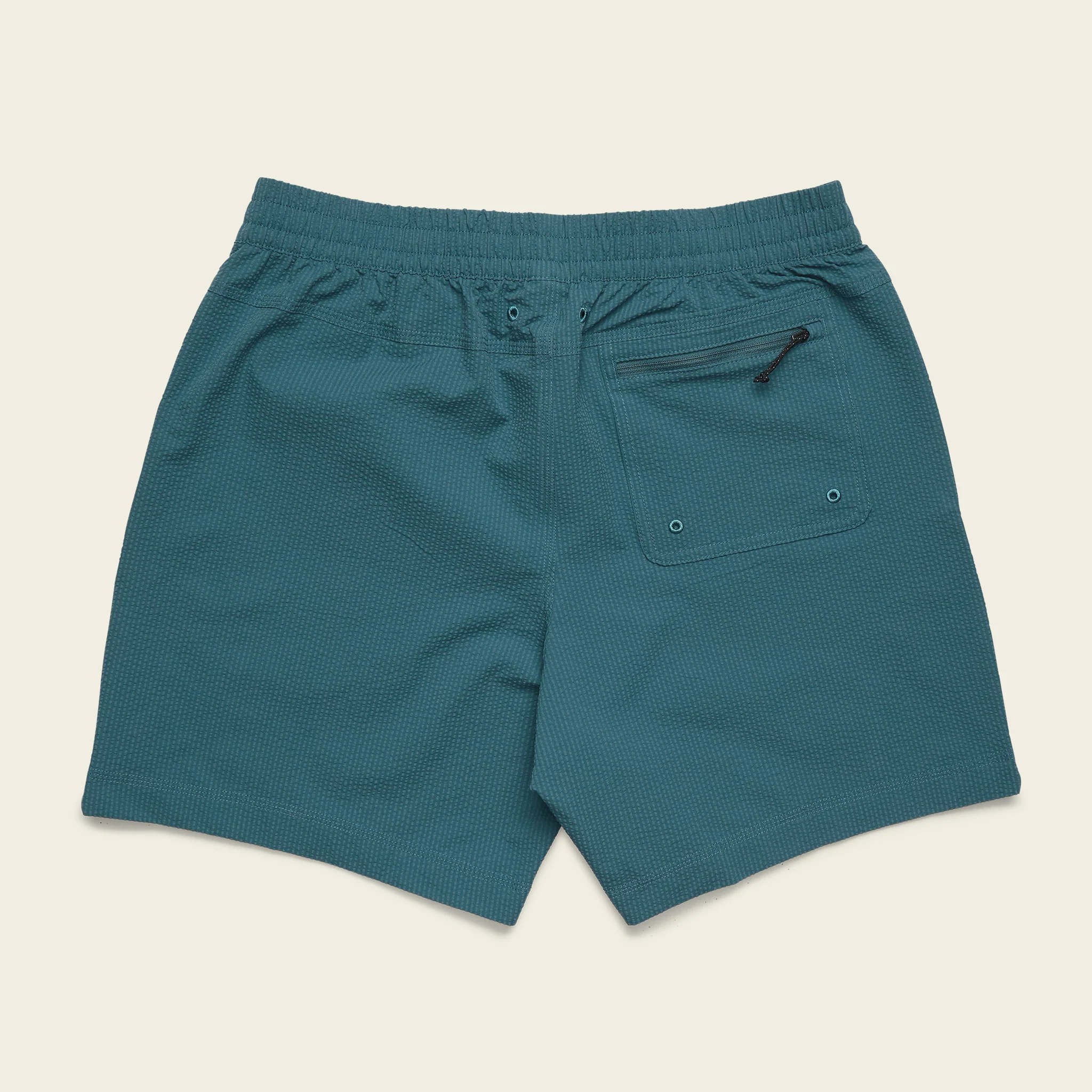 Salado Seersucker Shorts - Dark Teal - Image 7