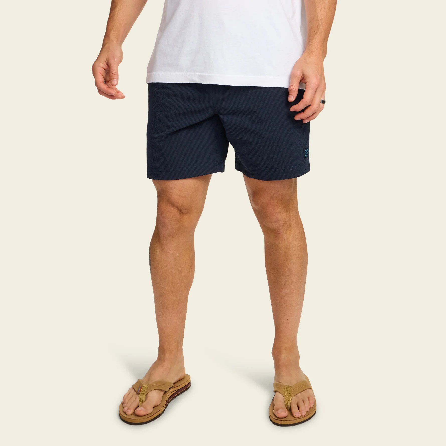 Salado Shorts - Seersucker : Midnight - Image 4