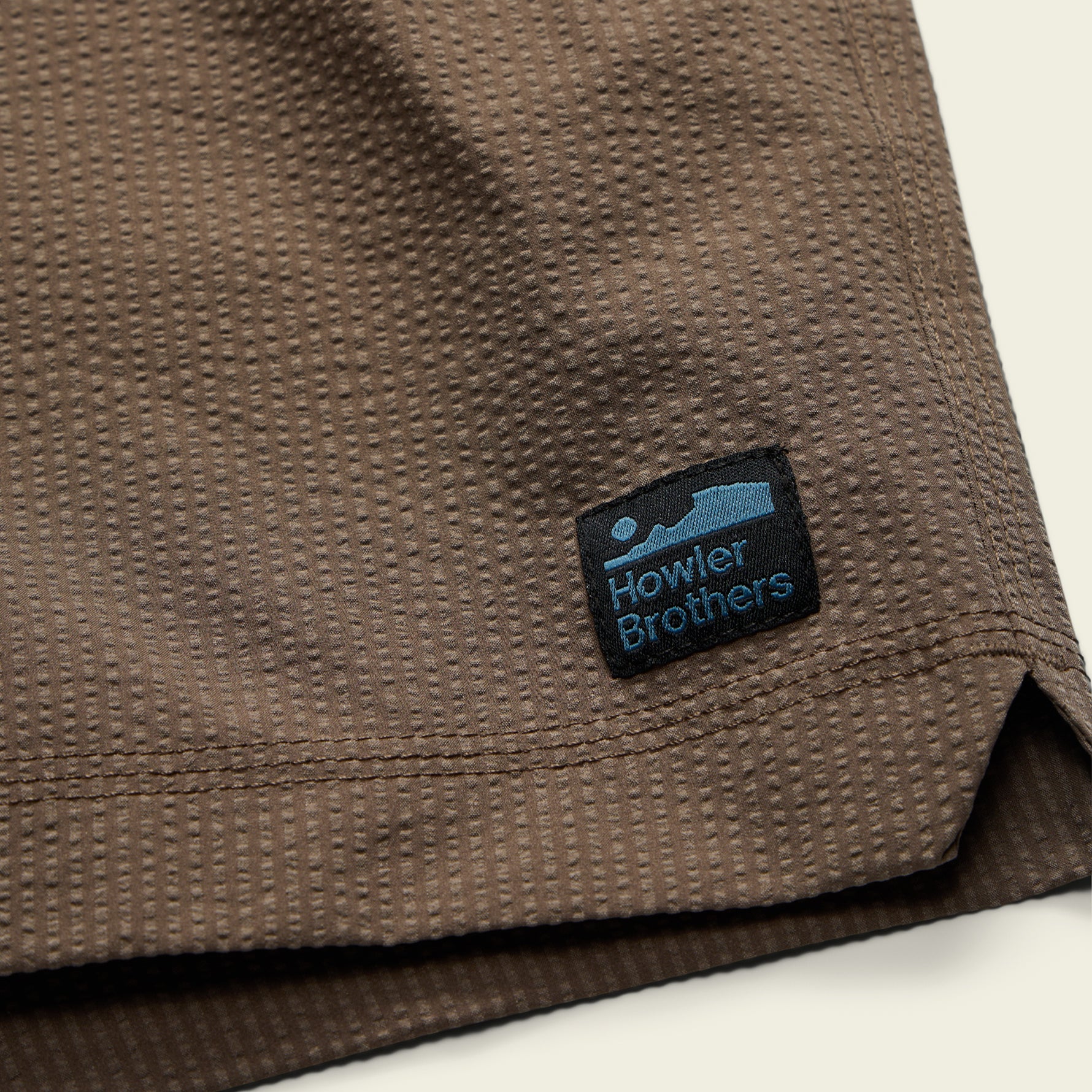 Salado Shorts - Seersucker : Morel - Image 6