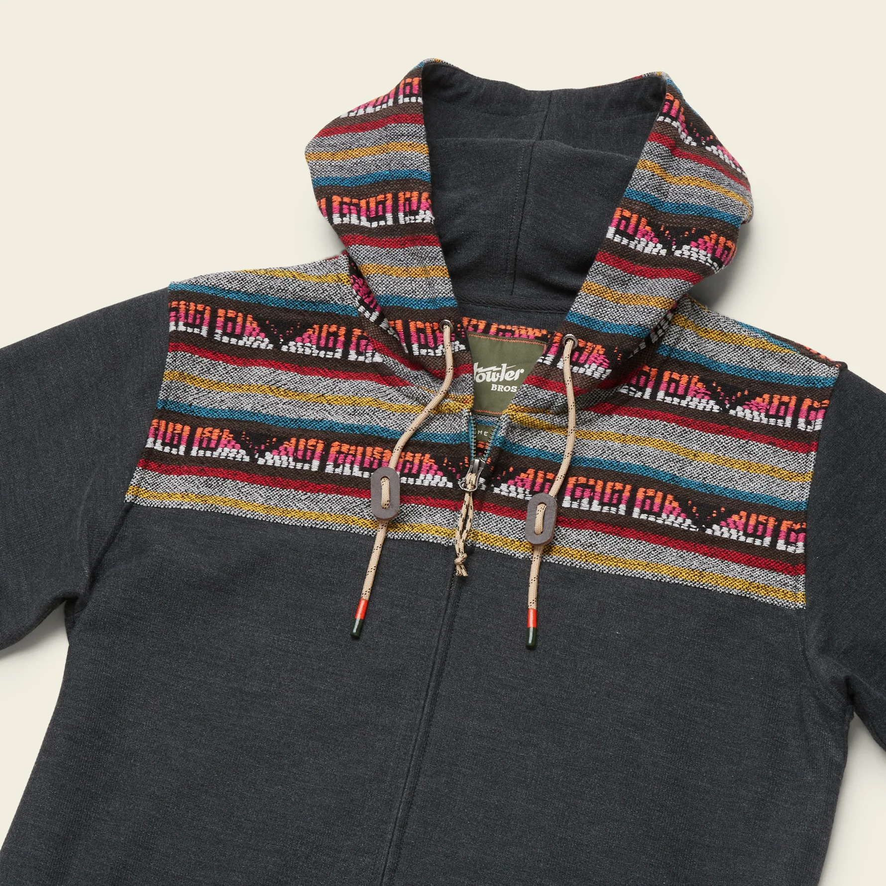 Shaman Hoodie - Antique Black / Agie Jacquard - Image 3