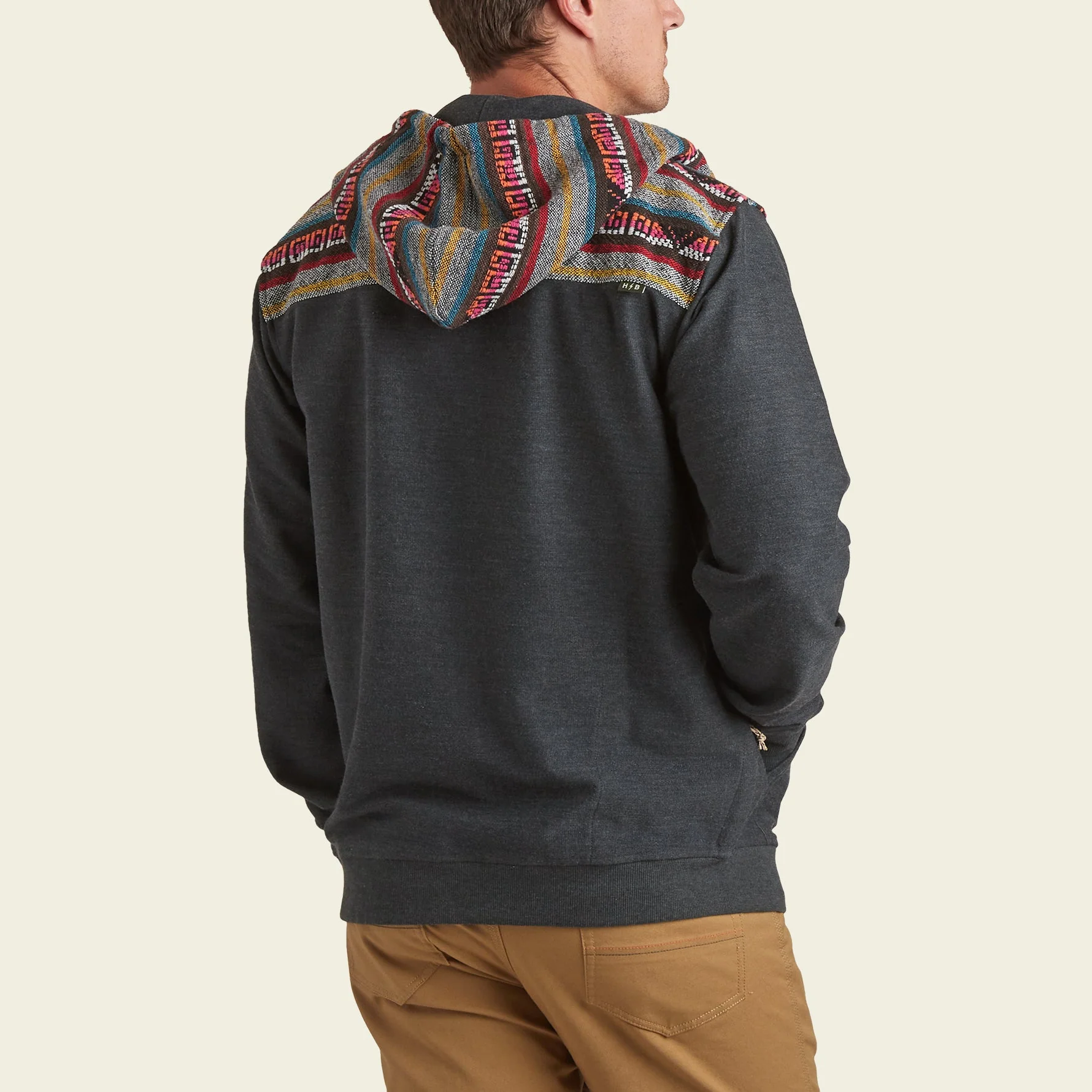 Shaman Hoodie - Antique Black / Agie Jacquard - Image 6