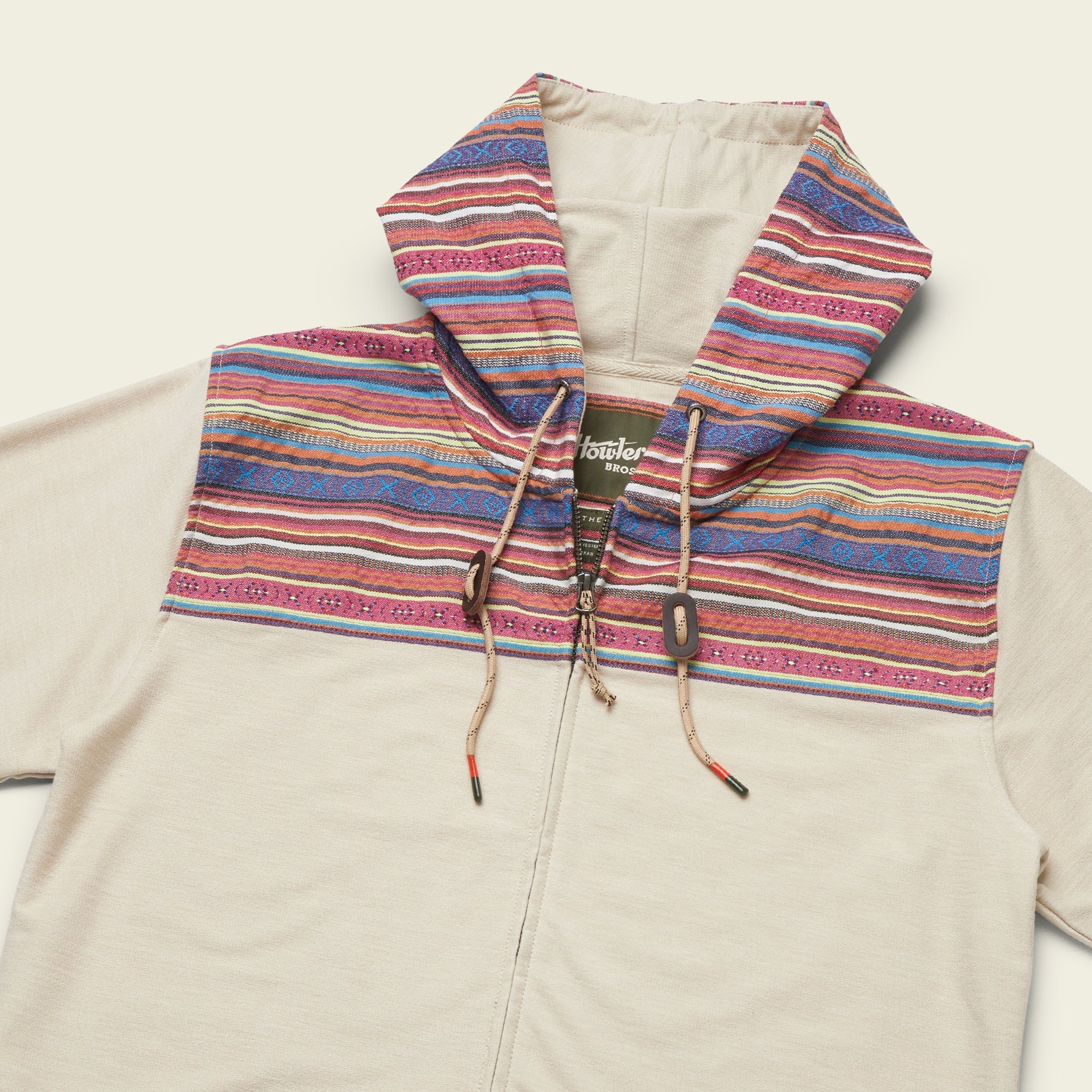 Shaman Hoodie - Oatmeal Heather / Quanzi Jacquard - Image 3