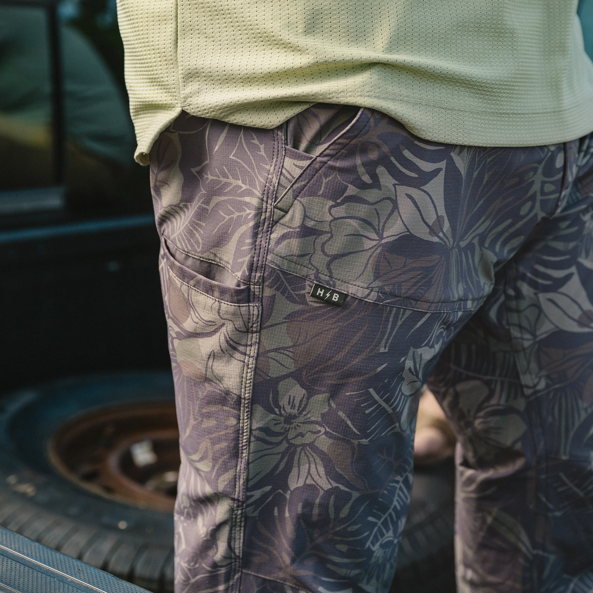 Shoalwater Tech Pants - Tropical Noir : Antique Black - Image 2