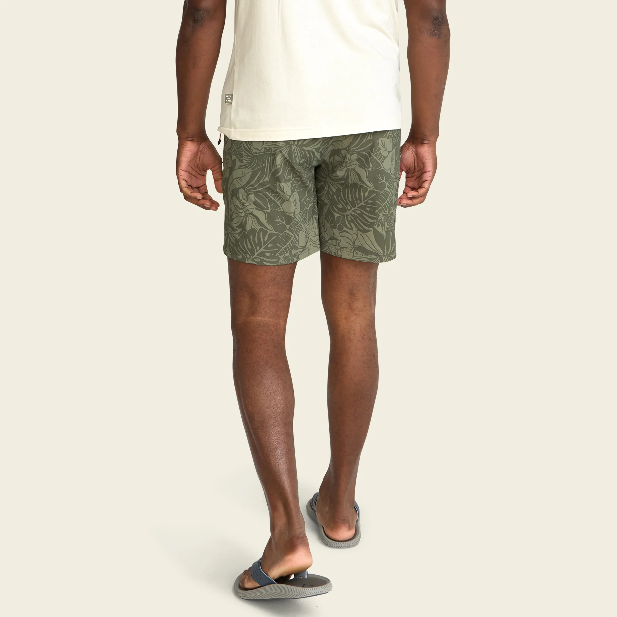 Shoalwater Tech Shorts - Tropic Noir : Vetiver - Image 4
