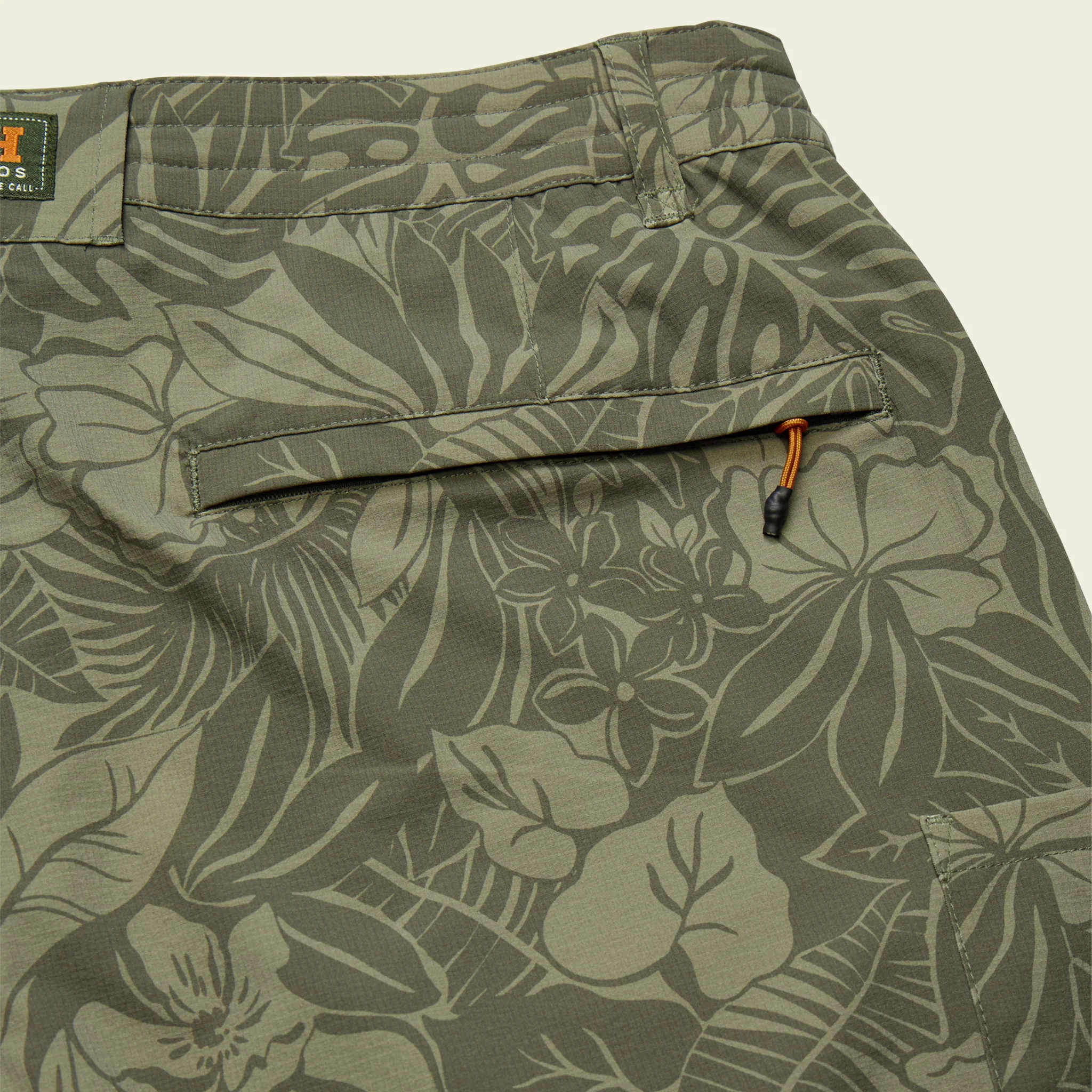 Shoalwater Tech Shorts - Tropic Noir : Vetiver - Image 6