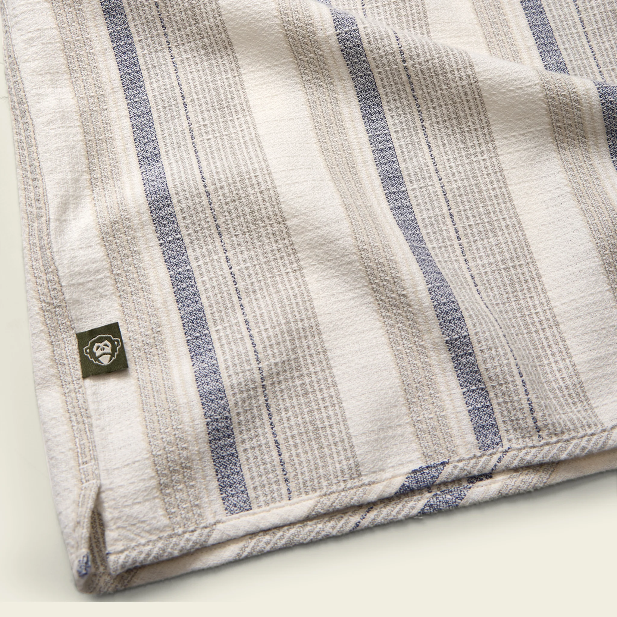 Shores Club Shirt - Old Bill Stripe : Limestone - Image 7