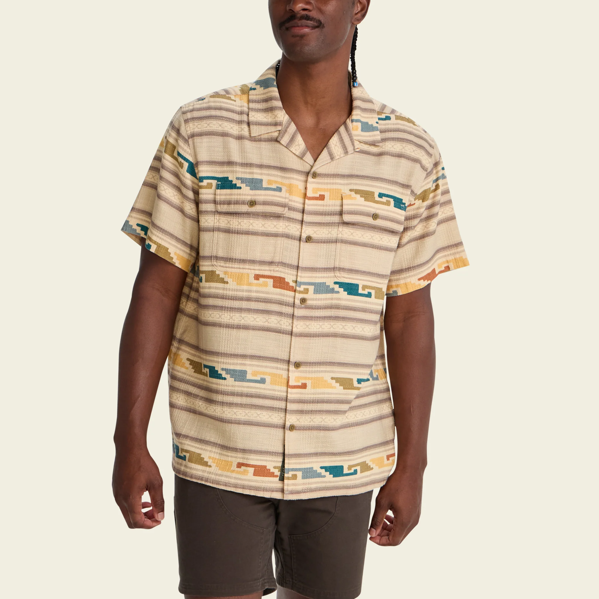 Shores Club Shirt - Temple Tracks : Natural - Image 4