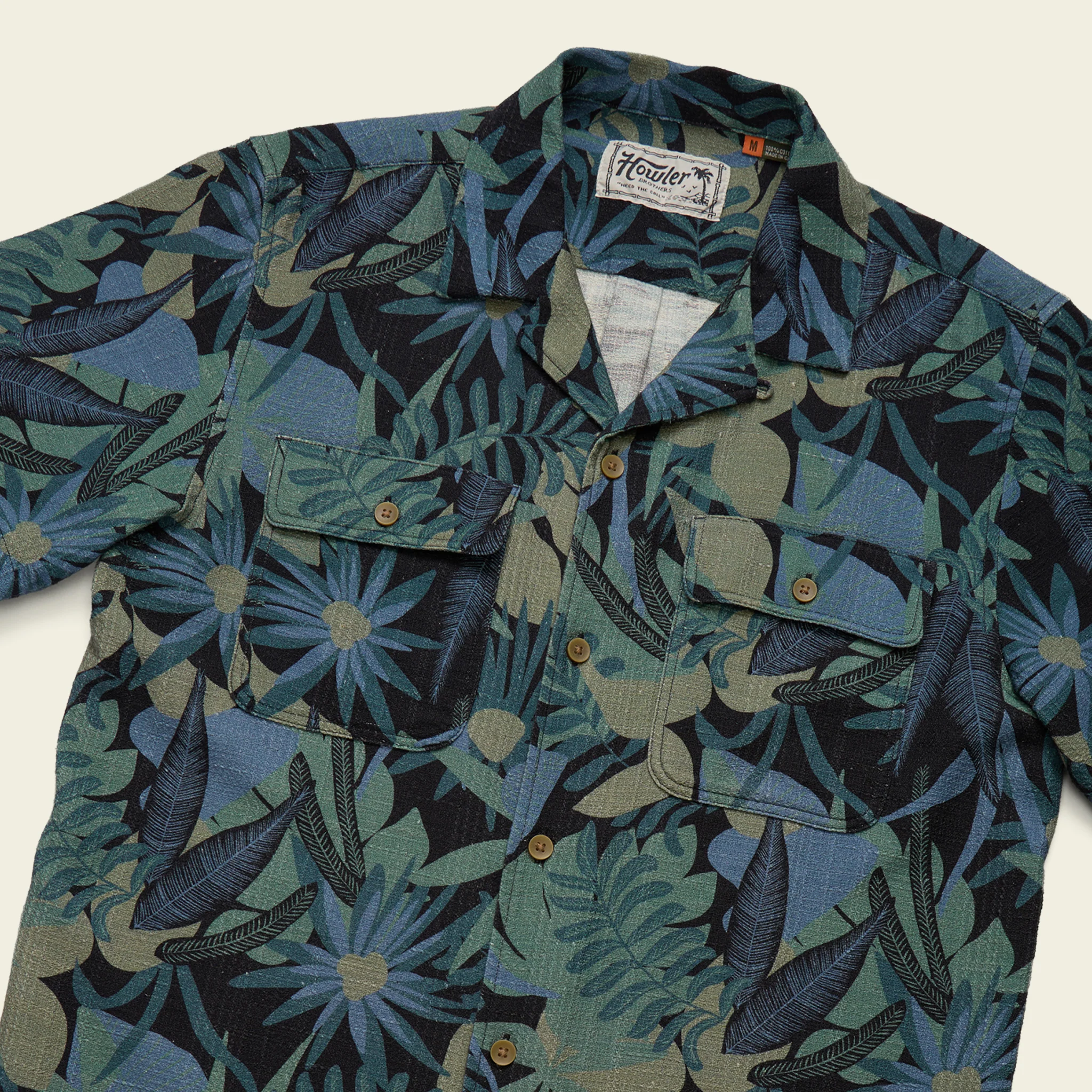 Shores Club Shirt - Tropical Dimension : Antique Black - Image 3