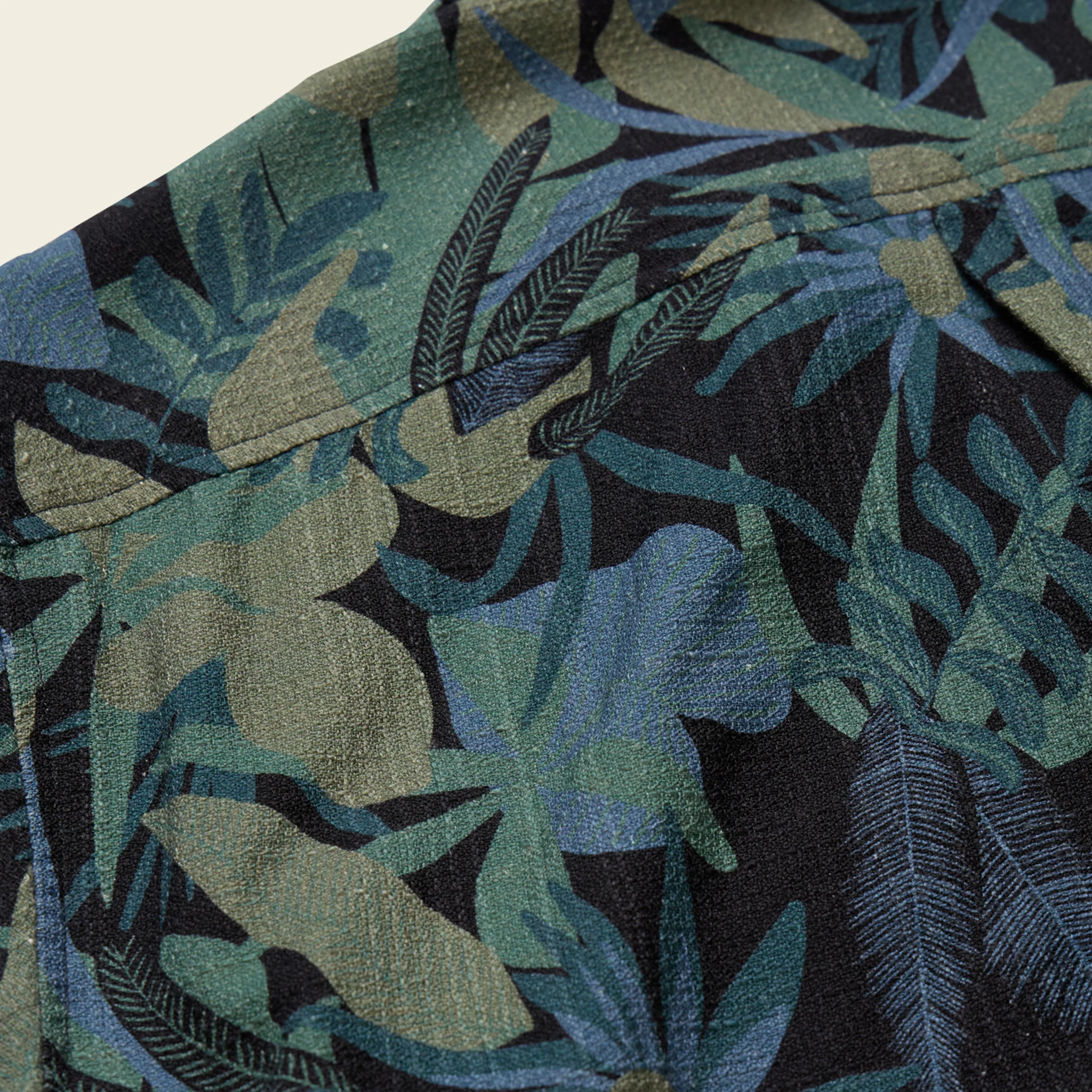 Shores Club Shirt - Tropical Dimension : Antique Black - Image 7