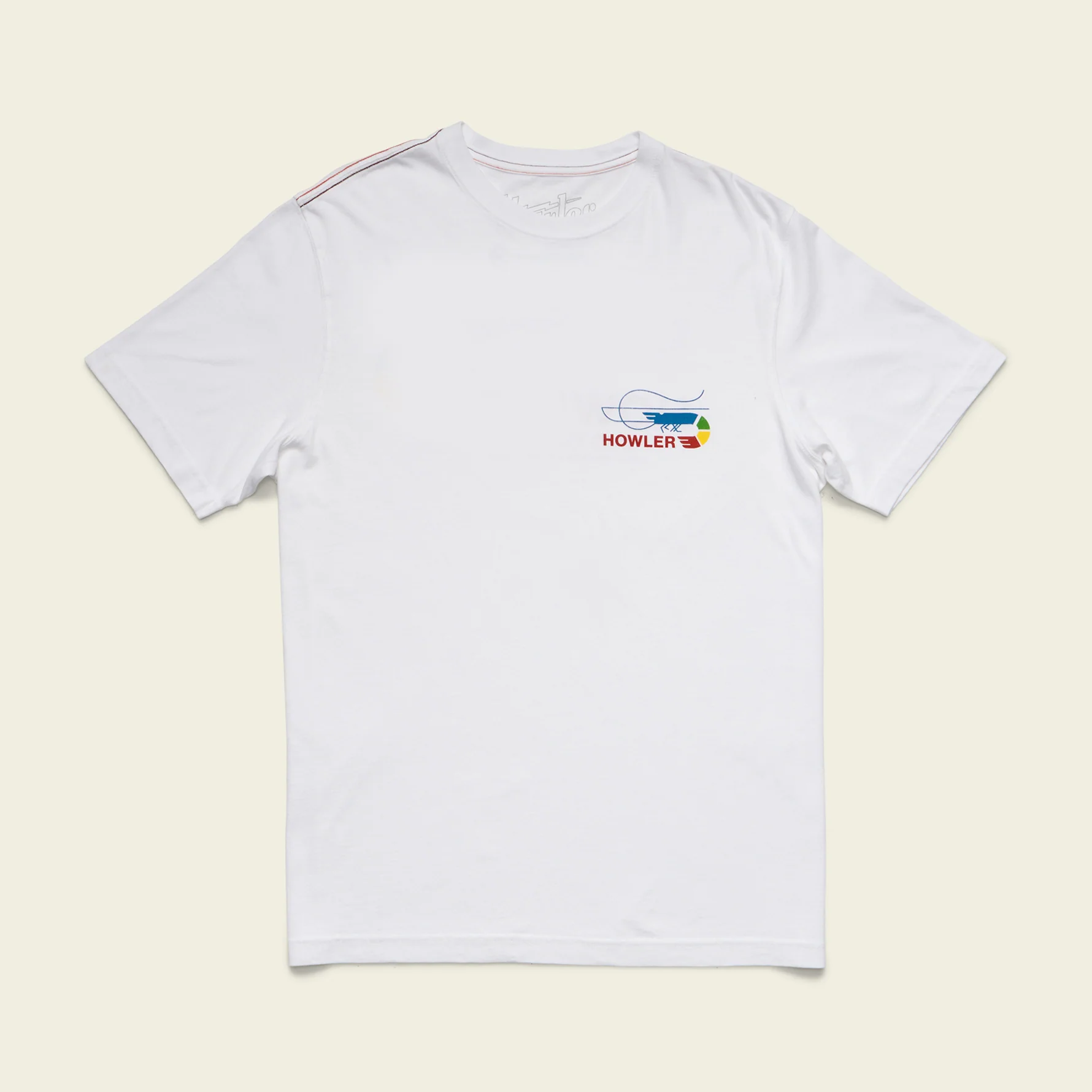 Skrimp Cotton T-Shirt - Vintage White - Image 3