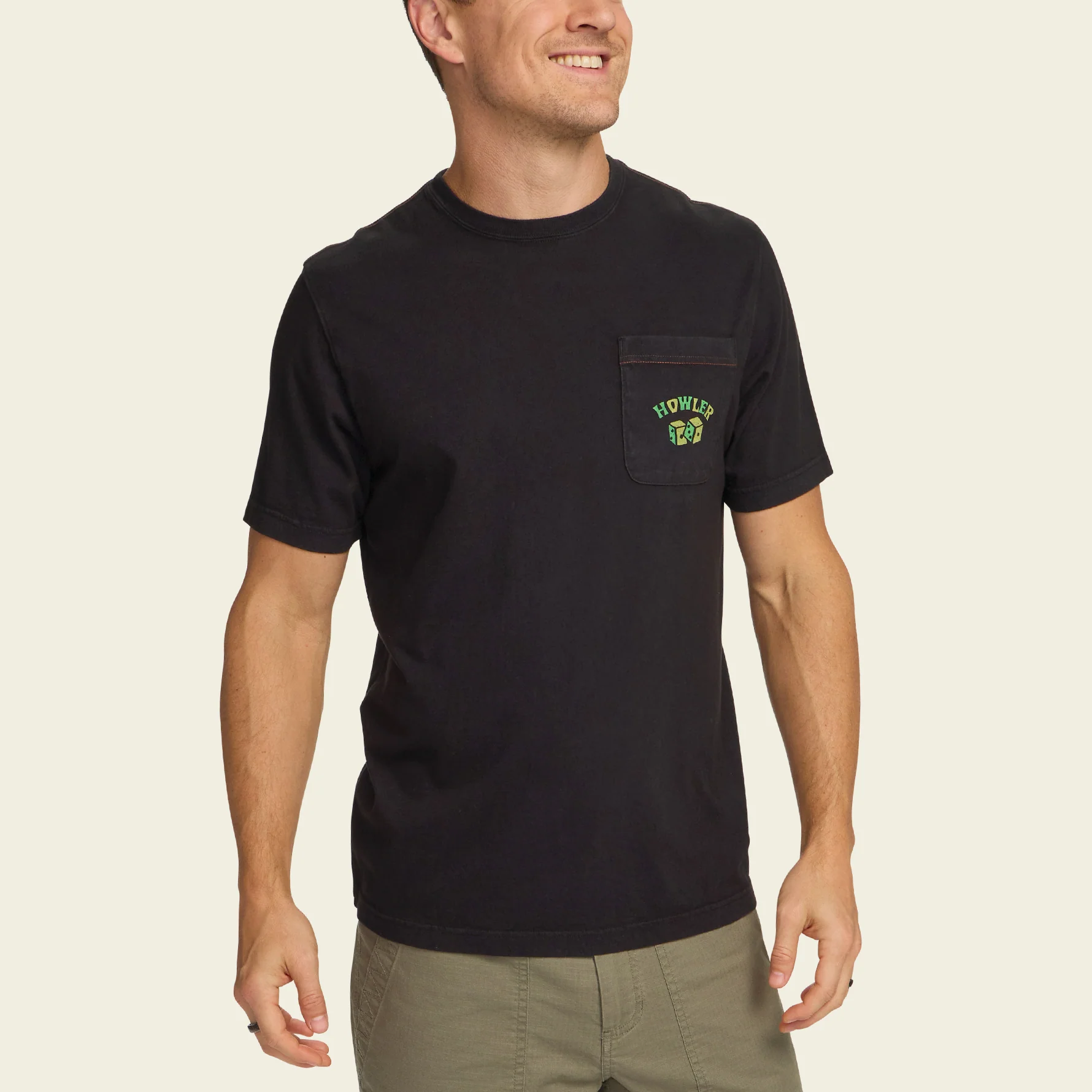 Slithering Gators Cotton Pocket T-Shirt - Black - Image 4