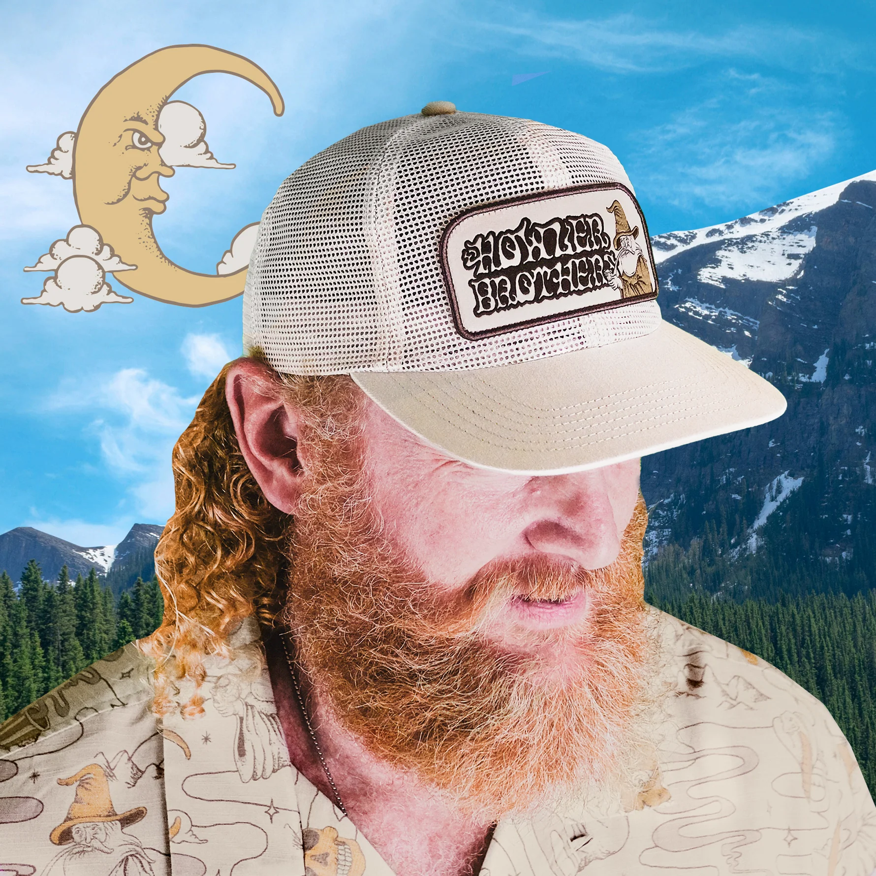 River Wizard Snapback Hat - Oatmeal - Image 2