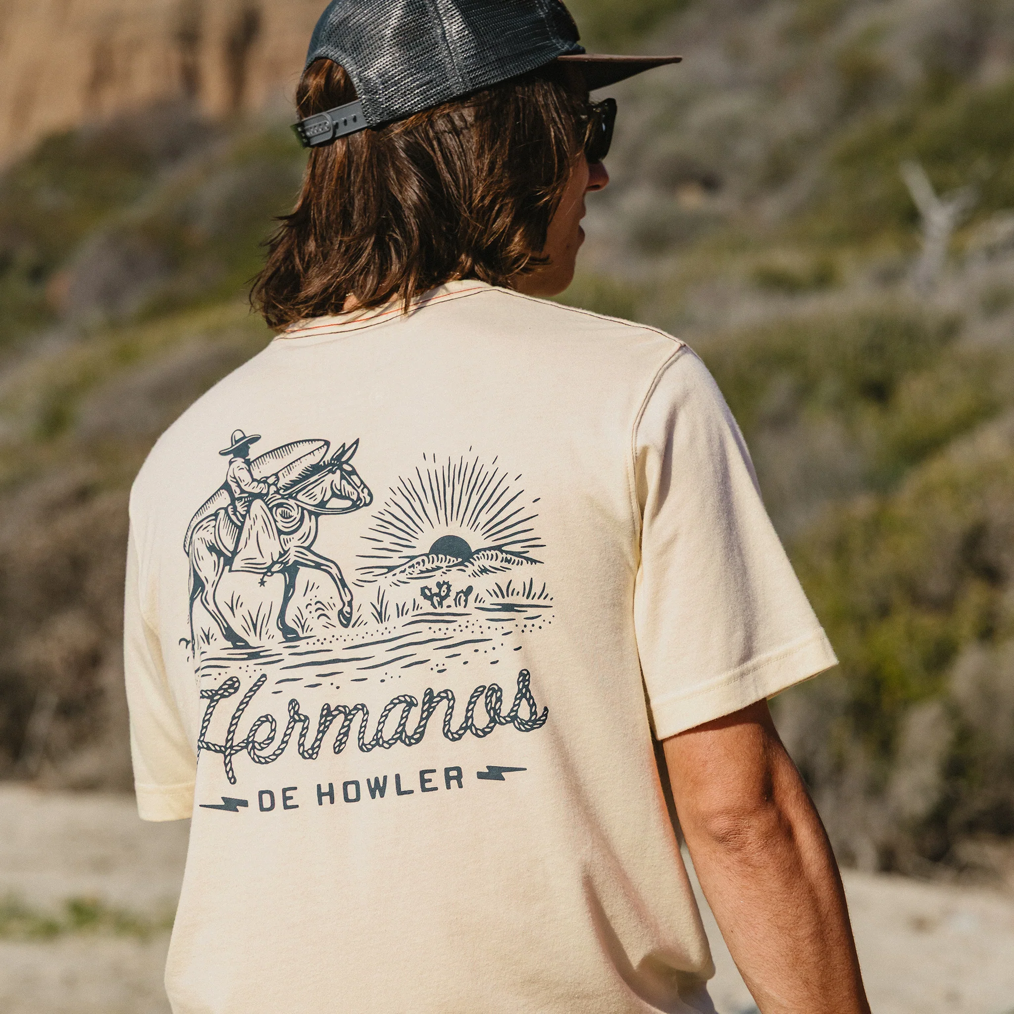 Sunset Rider T-Shirt - Natural - Image 2