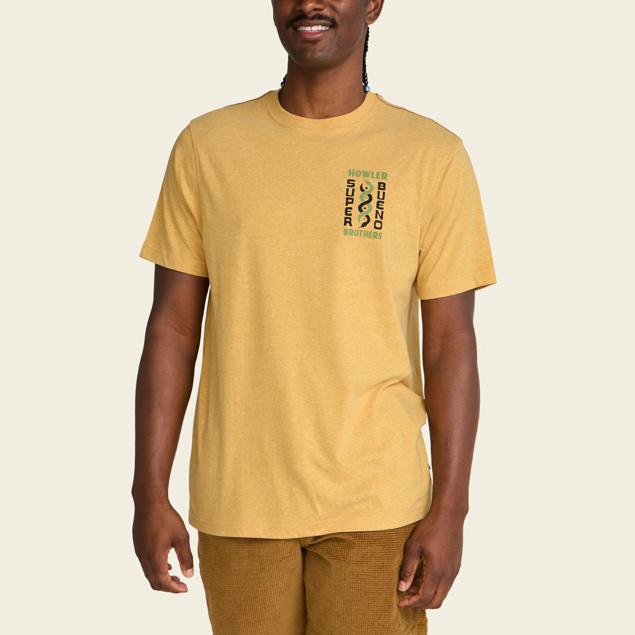 Super Bueno Serpientes T-Shirt - Honey Heather - Image 4