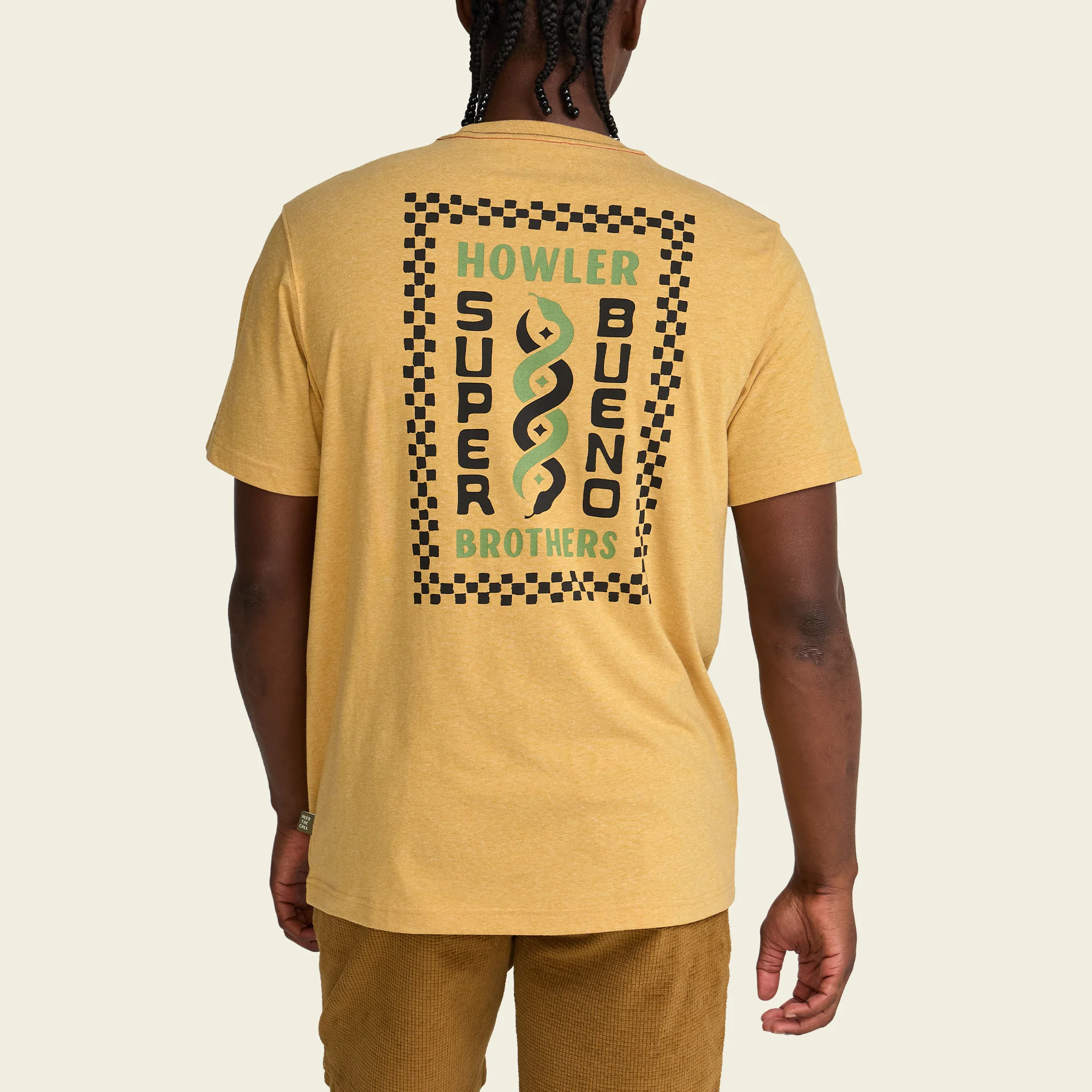 Super Bueno Serpientes T-Shirt - Honey Heather - Image 5