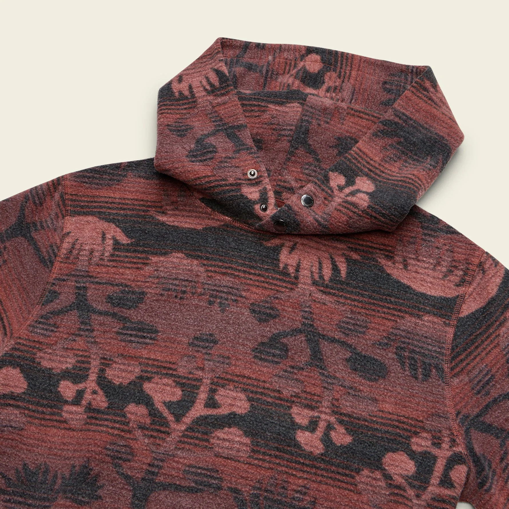 Tajima Hoodie - Maguey Mirage : Terracotta - Image 3