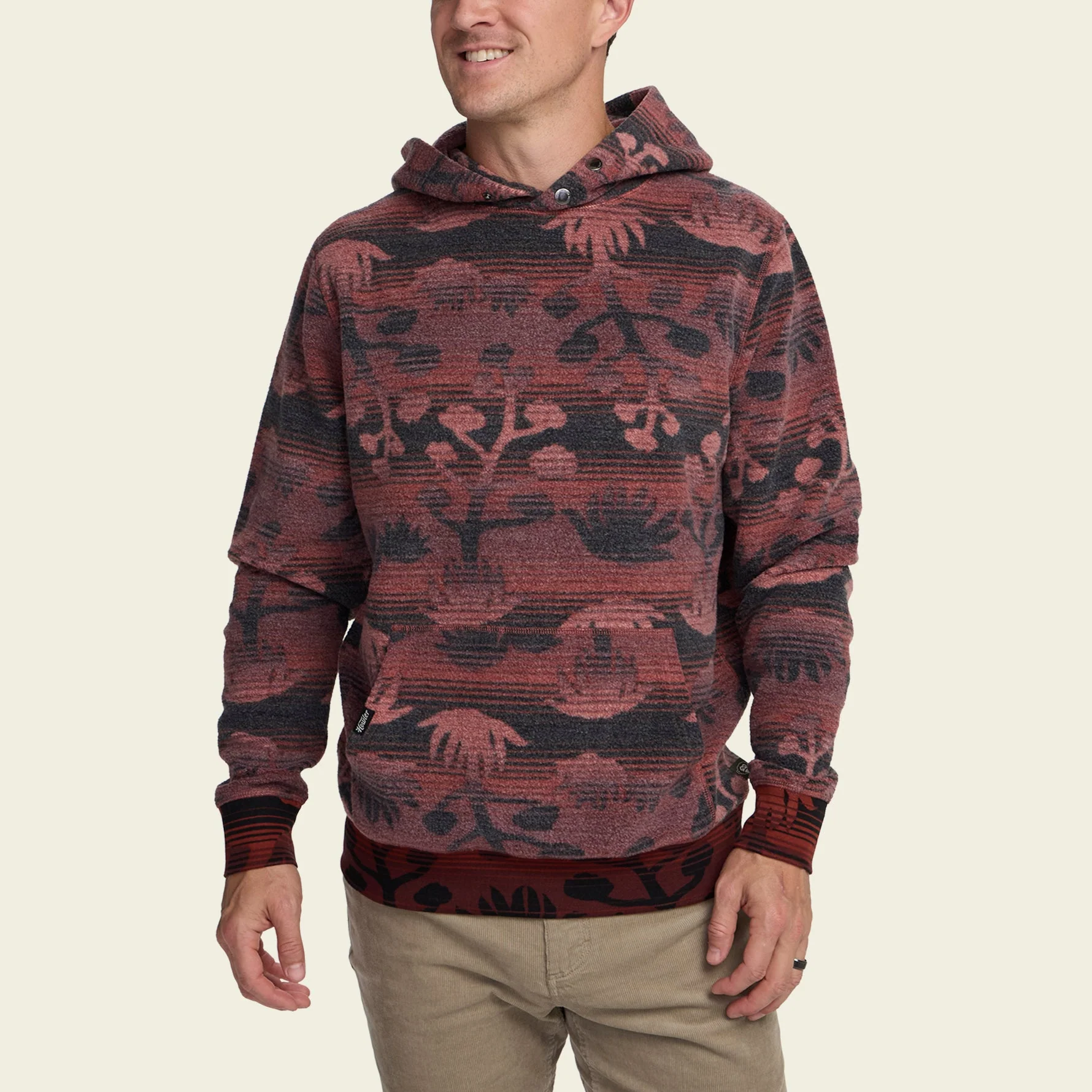 Tajima Hoodie - Maguey Mirage : Terracotta - Image 4