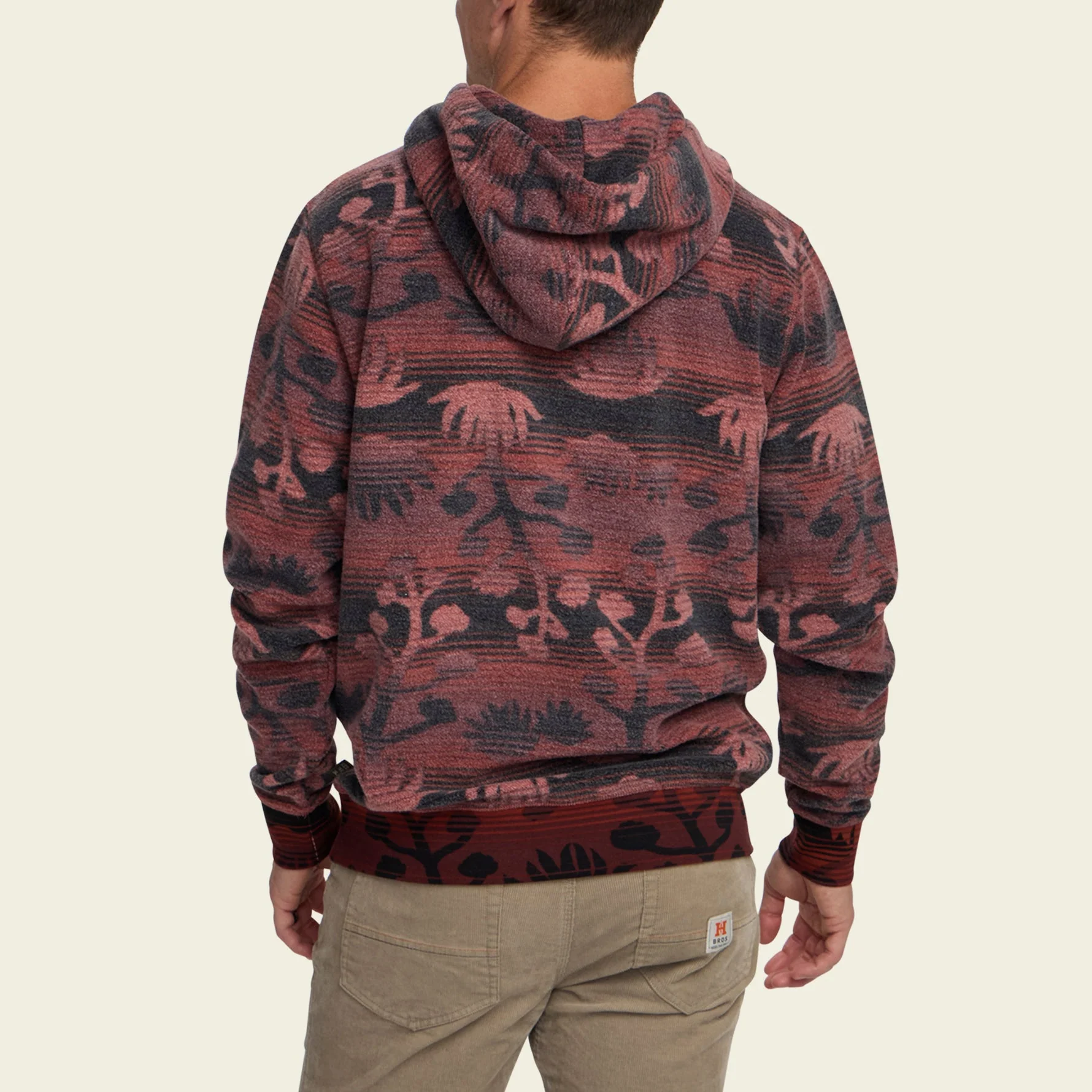 Tajima Hoodie - Maguey Mirage : Terracotta - Image 5