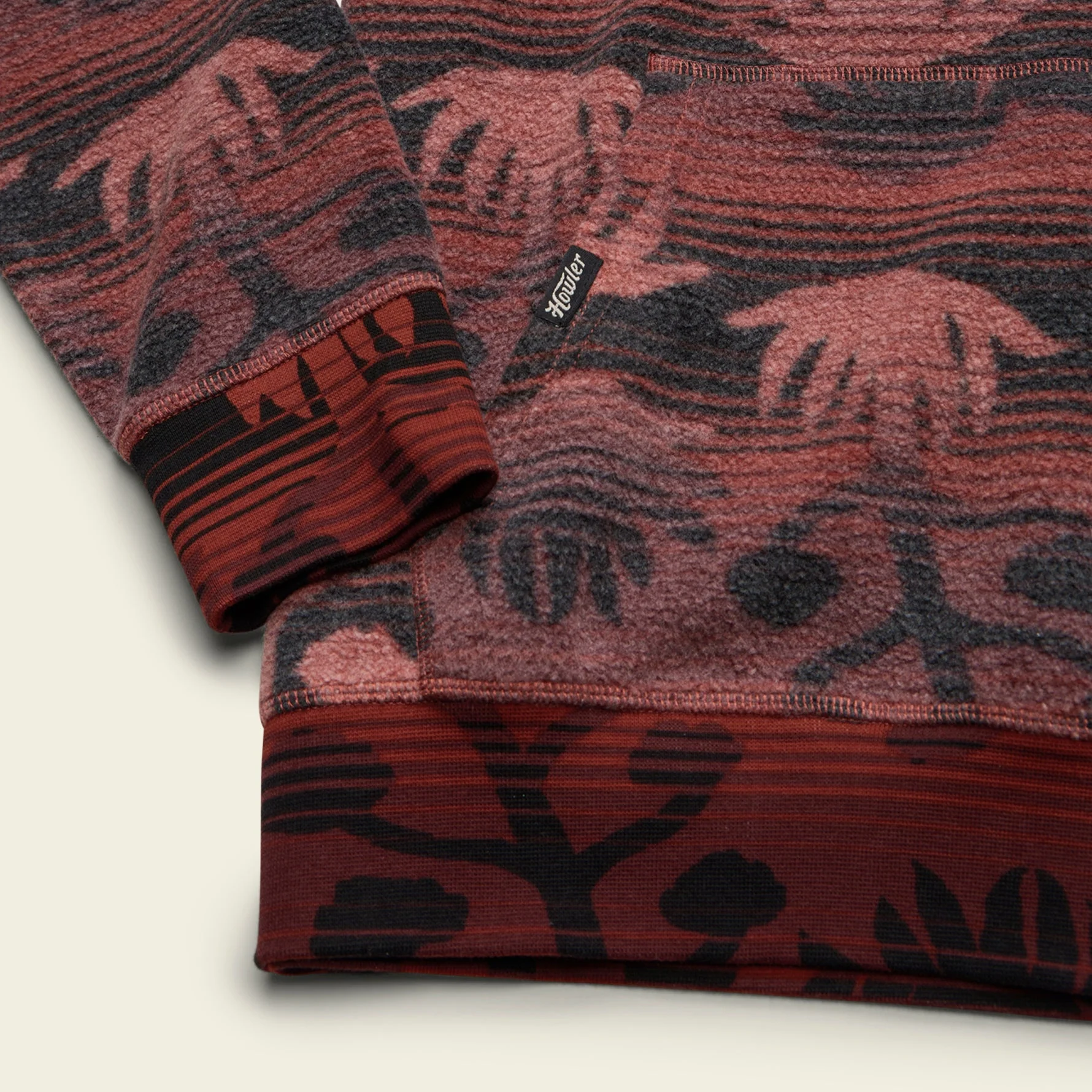 Tajima Hoodie - Maguey Mirage : Terracotta - Image 6