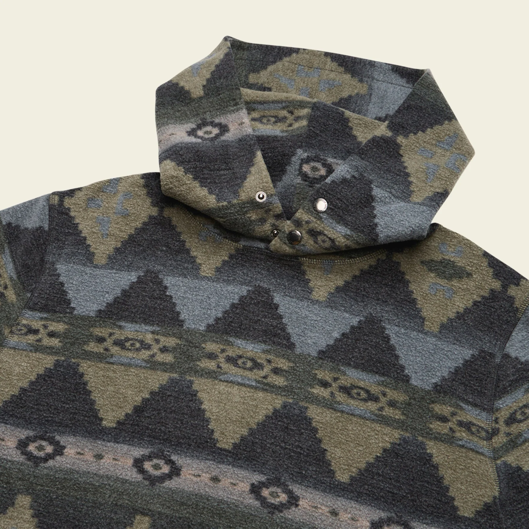 Tajima Hoodie - Mitla Motifs : True Black - Image 3
