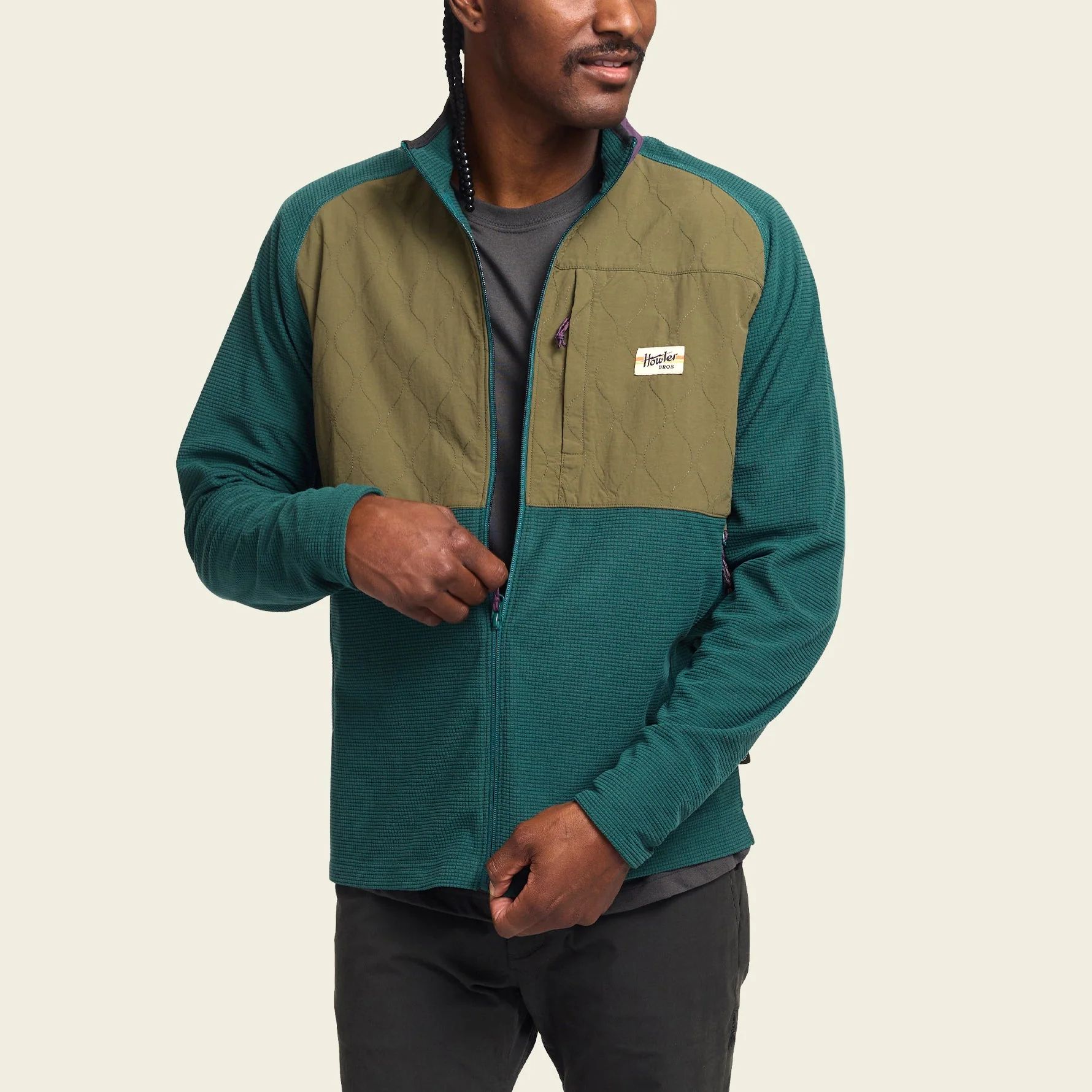 Talisman Fleece Jacket - Pine Green - Image 4